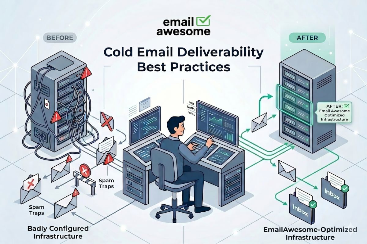 Cold Email Deliverability Best Practices: Fix the Infrastructure, Not the Copy
