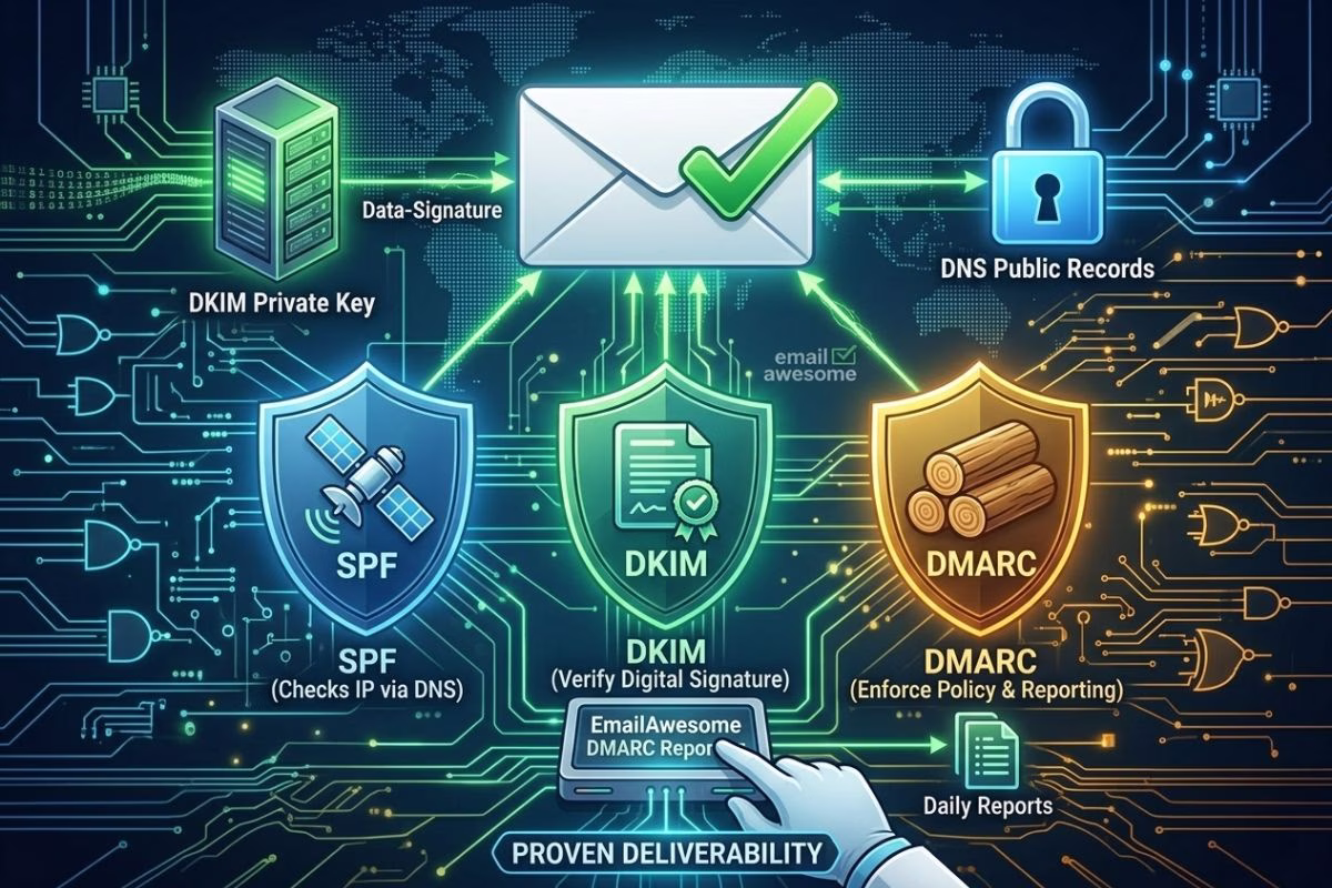 SPF, DKIM, and DMARC Explained: How Email Authentication Actually Works