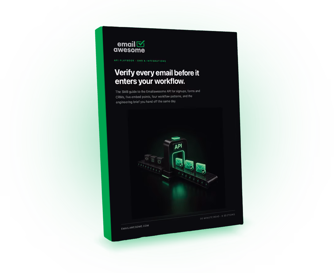 Add email validation wherever data enters your system