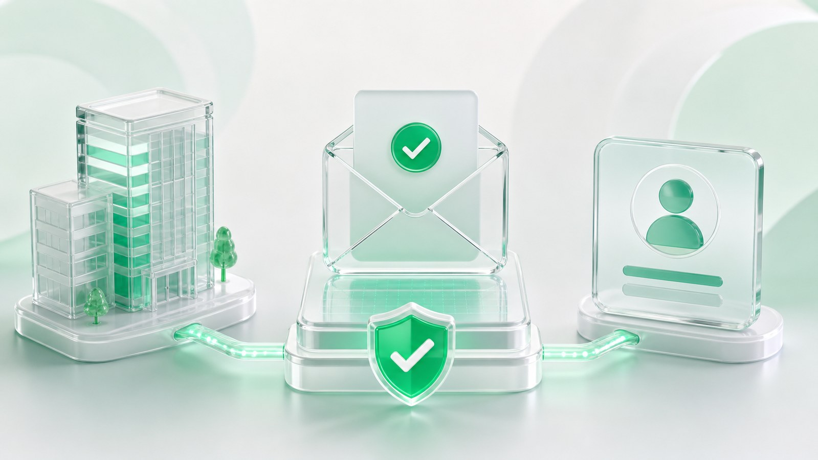 B2B and B2C email addresses following distinct verification paths