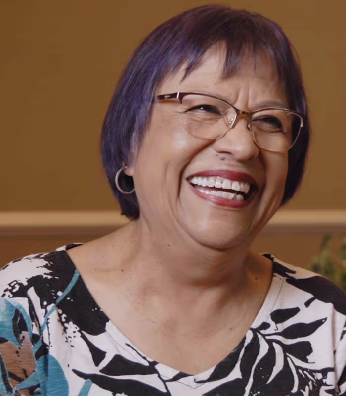 Smiling patient at Pries Dental Care