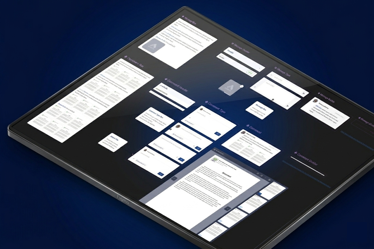 image of analytics dashboard (for a real estate tech) displayed on a mobile device