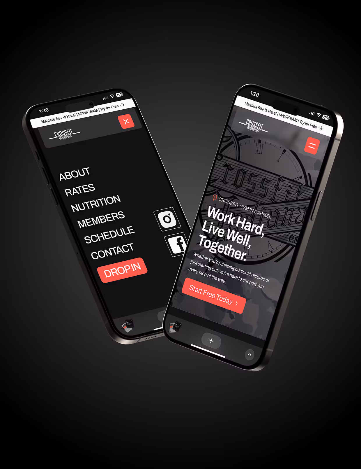 Custom Webflow development project with clean visual design