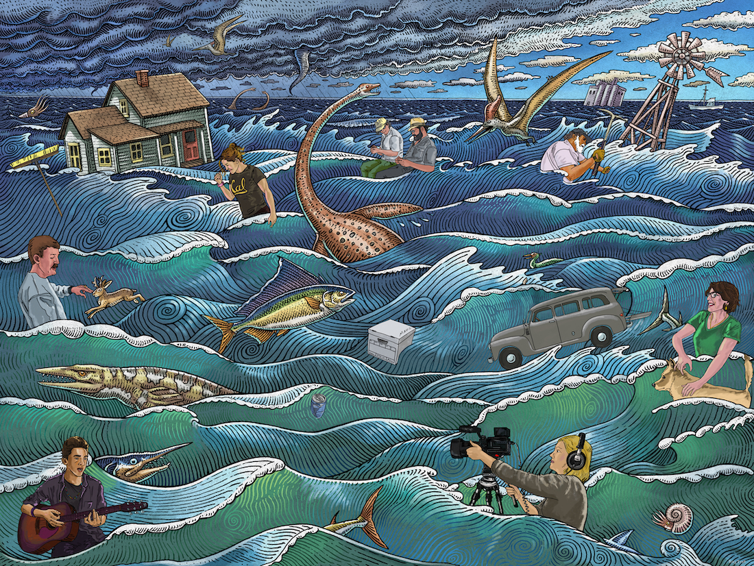 Ray Troll and Erik Peterson artwork