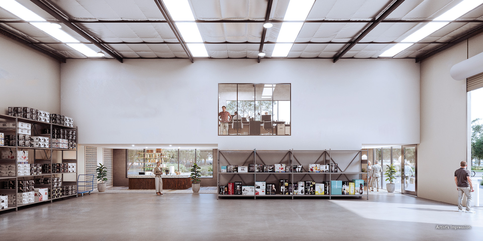 Indoor view of open space