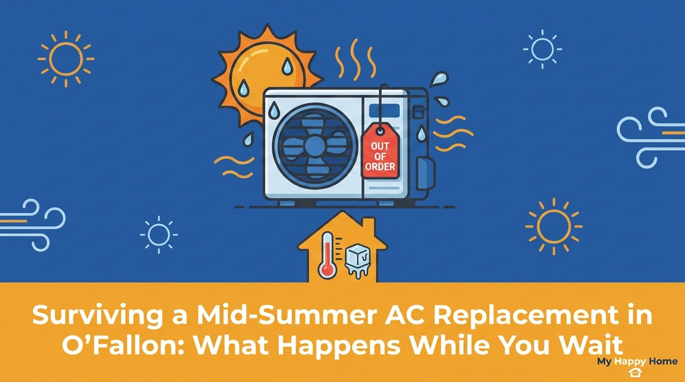Surviving a Mid-Summer AC Replacement in O'Fallon: What Happens While You Wait — featured image