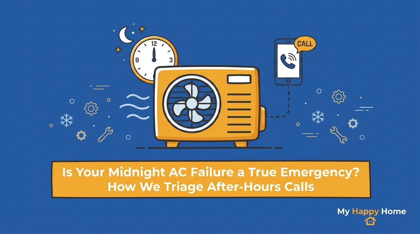 Is Your Midnight AC Failure a True Emergency? How We Triage After-Hours Calls — featured image