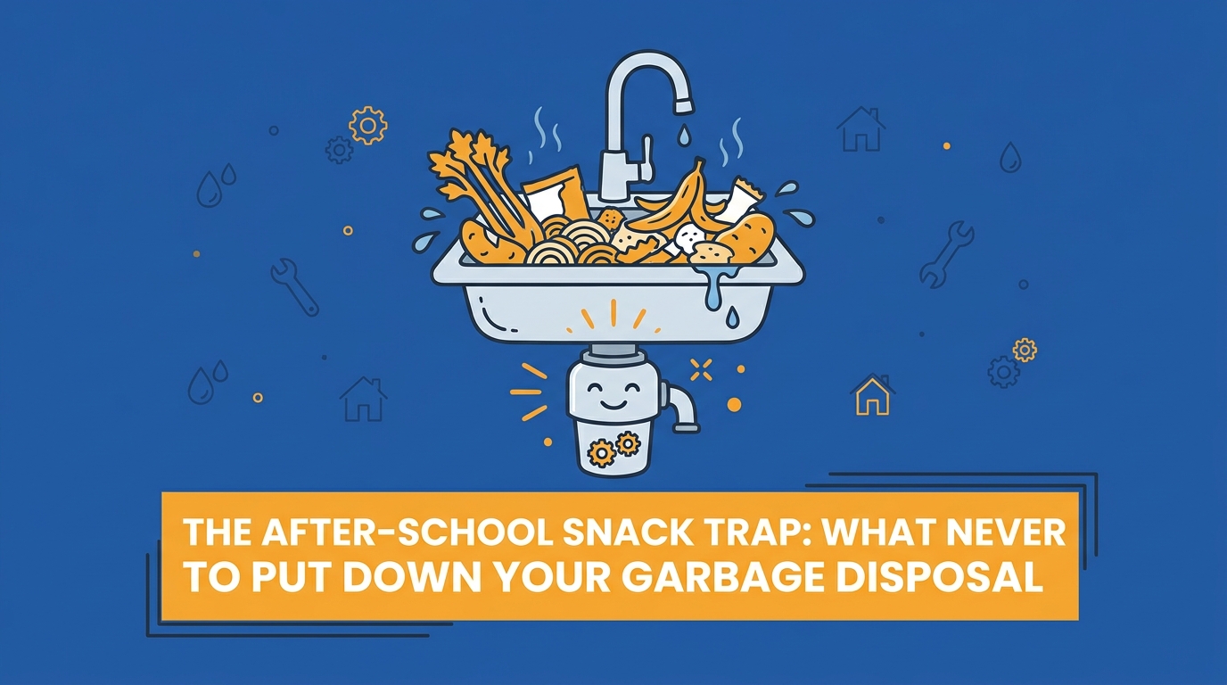 The After-School Snack Trap: What Never to Put Down Your Garbage Disposal — featured image