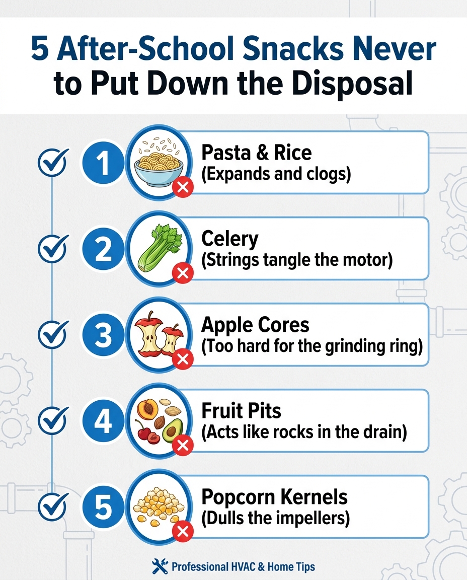 5 After-School Snacks Never to Put Down the Disposal