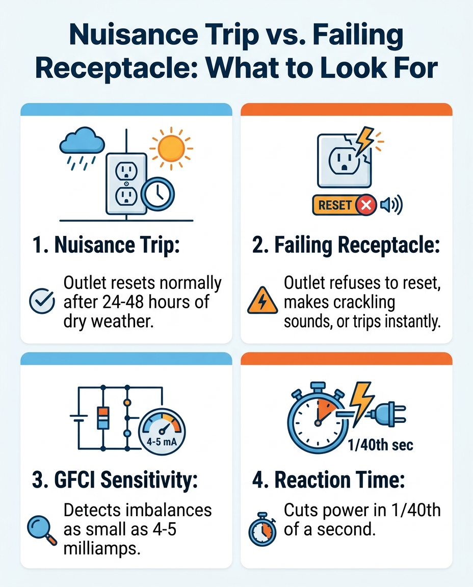 Nuisance Trip vs. Failing Receptacle: What to Look For