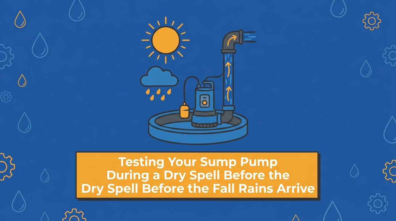 Testing Your Sump Pump During a Dry Spell Before the Fall Rains Arrive — featured image