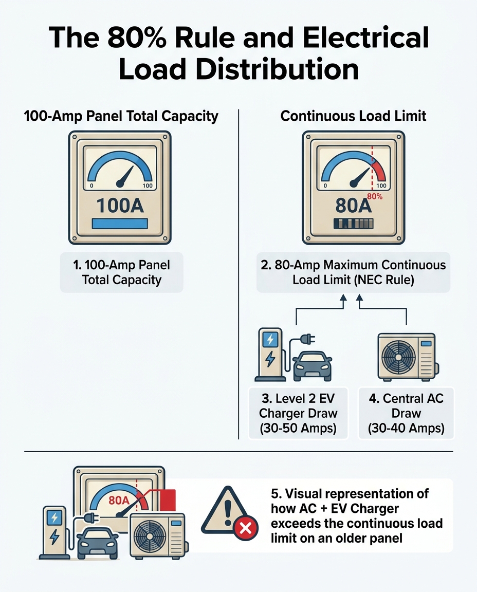 The 80% Rule and Electrical Load Distribution