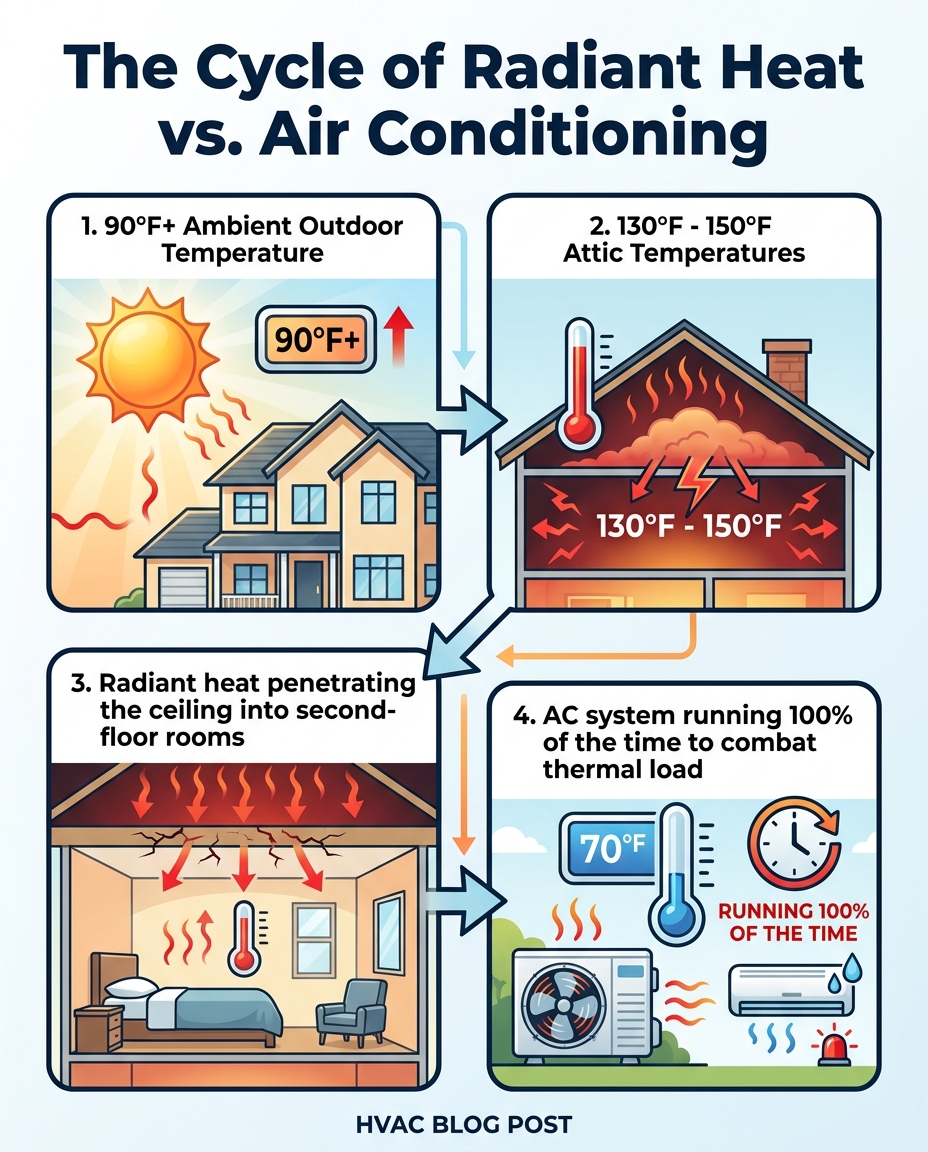 The Cycle of Radiant Heat vs. Air Conditioning