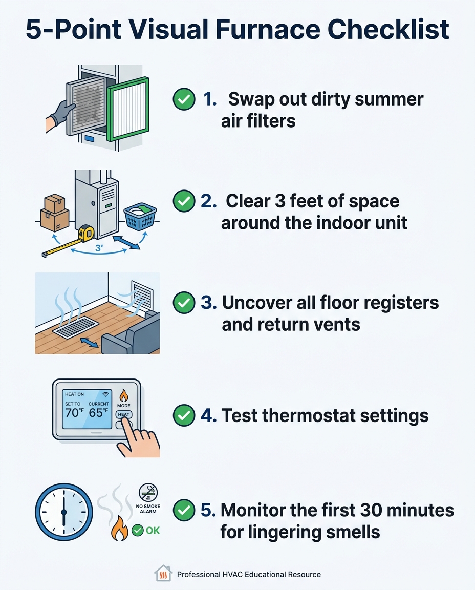 5-Point Visual Furnace Checklist
