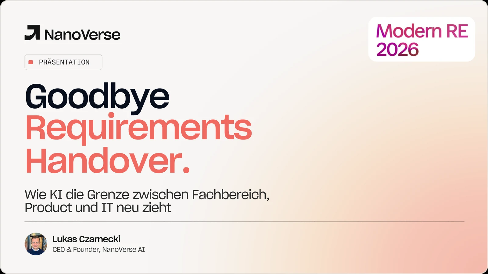 Goodbye Requirements Handover