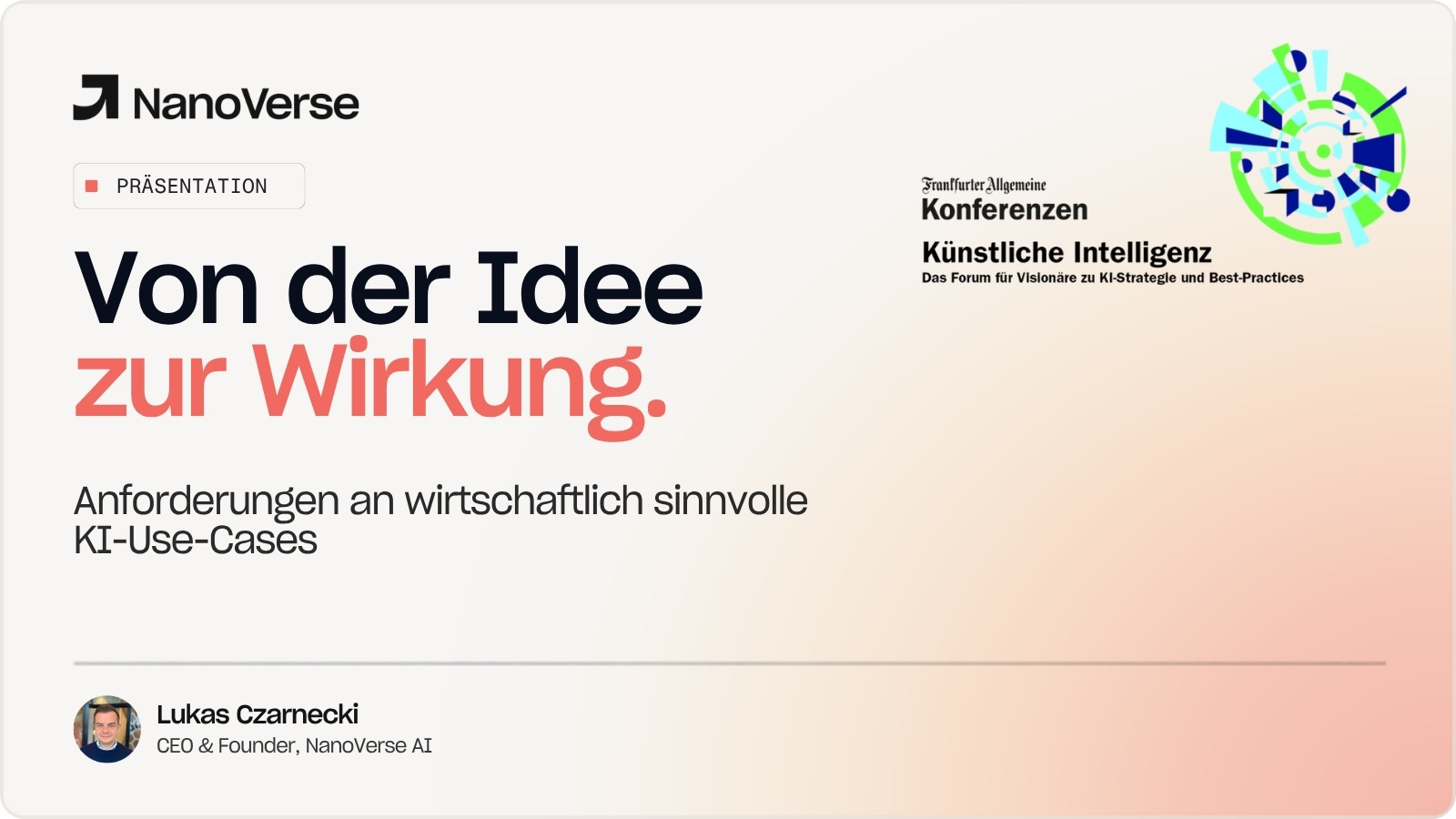 Von der Idee zur Wirkung