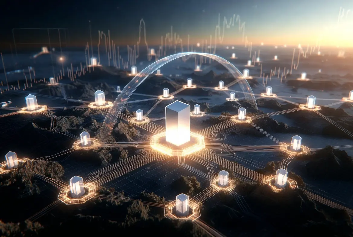 Visualization of AI networks illustrating SEO search intent strategies