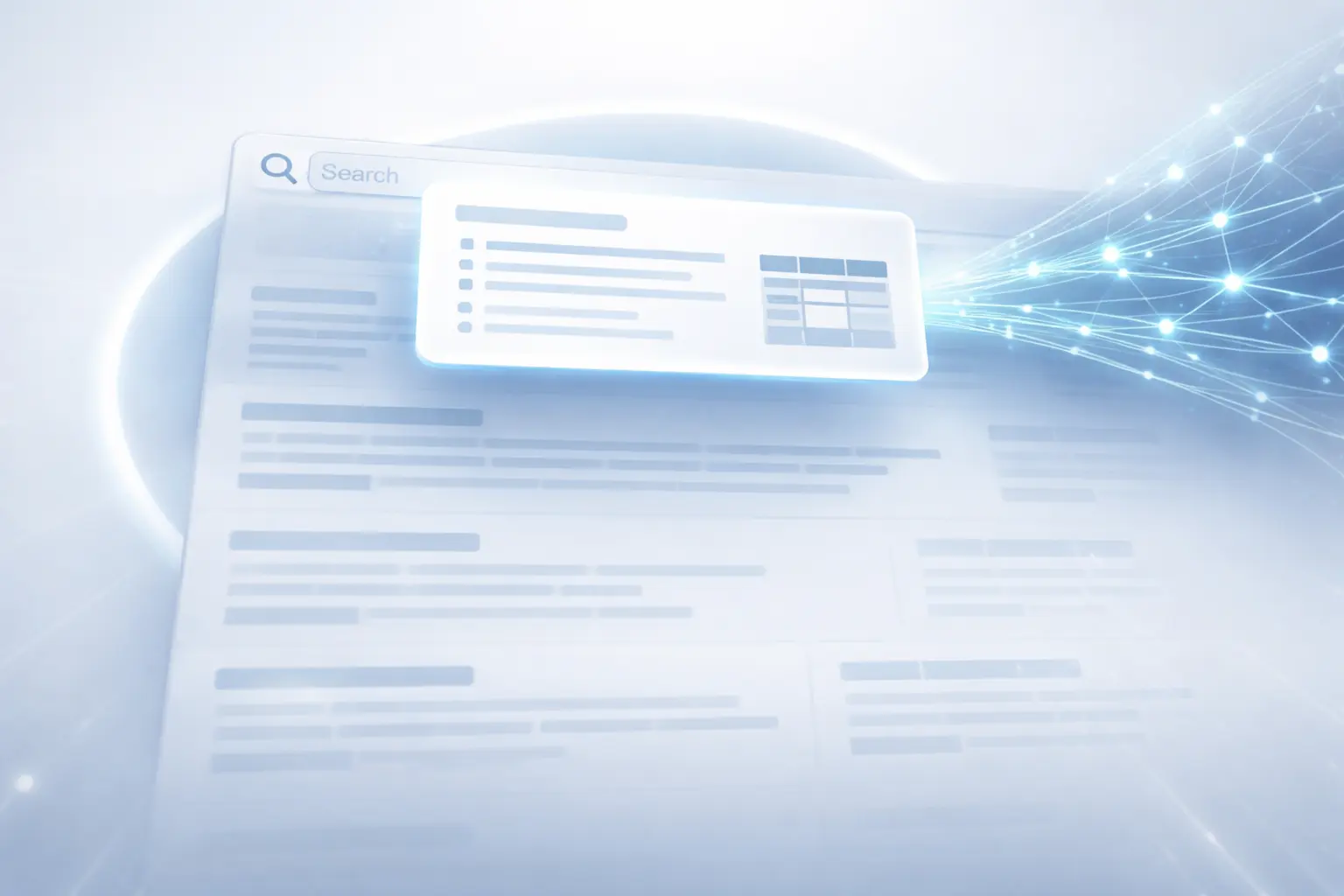 Visual representation of a featured snippet on a search engine results page.