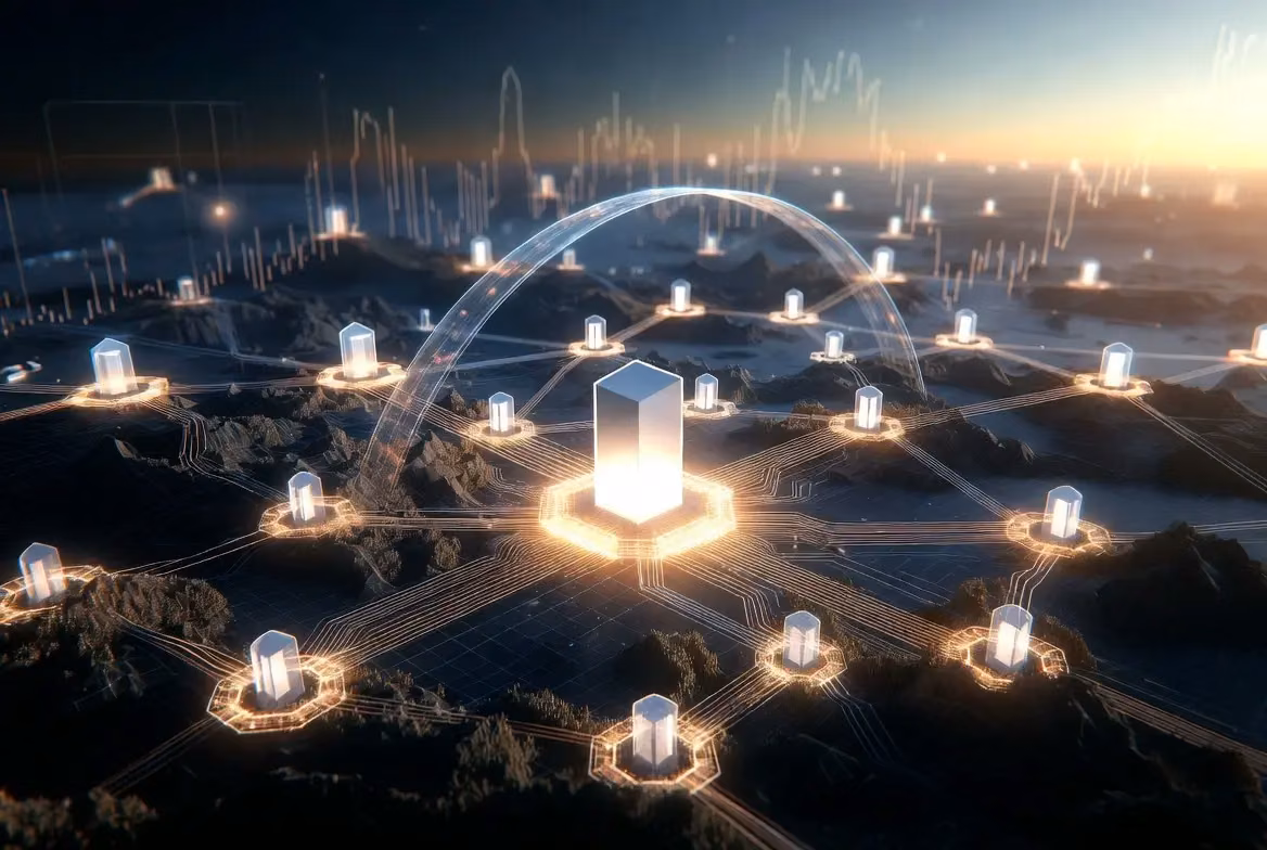 Visualization of AI networks illustrating SEO search intent strategies