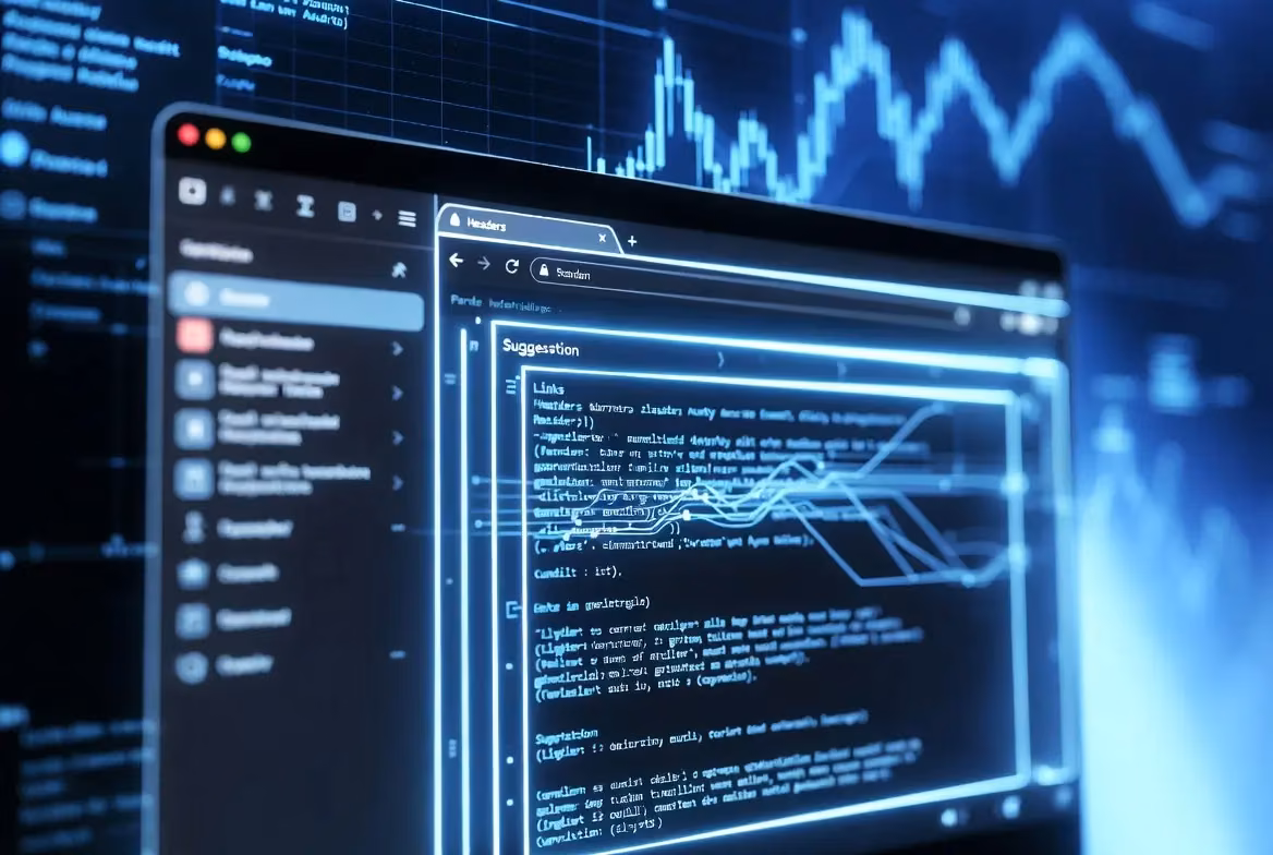 Dashboard displaying SEO analytics and data trends related to white label SEO software