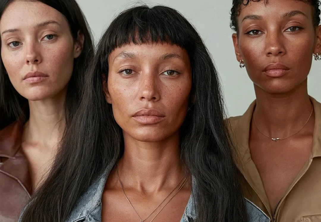 Three women promoting custom probiotics and gut health test for personalized probiotics and bloating relief.