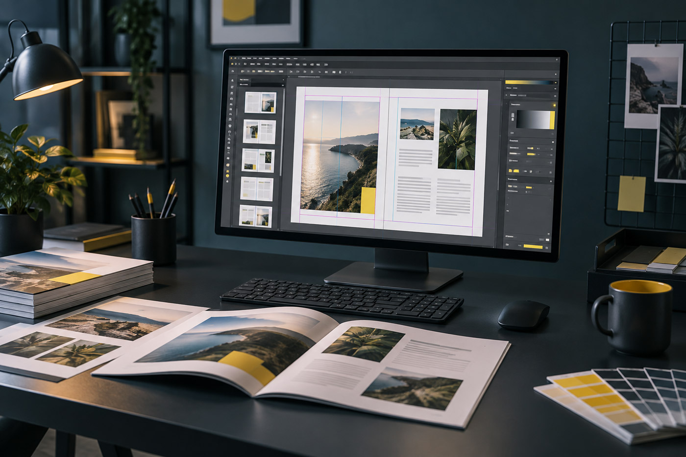 Formation InDesign en ligne pour apprendre la mise en page de brochures, catalogues et supports professionnels.