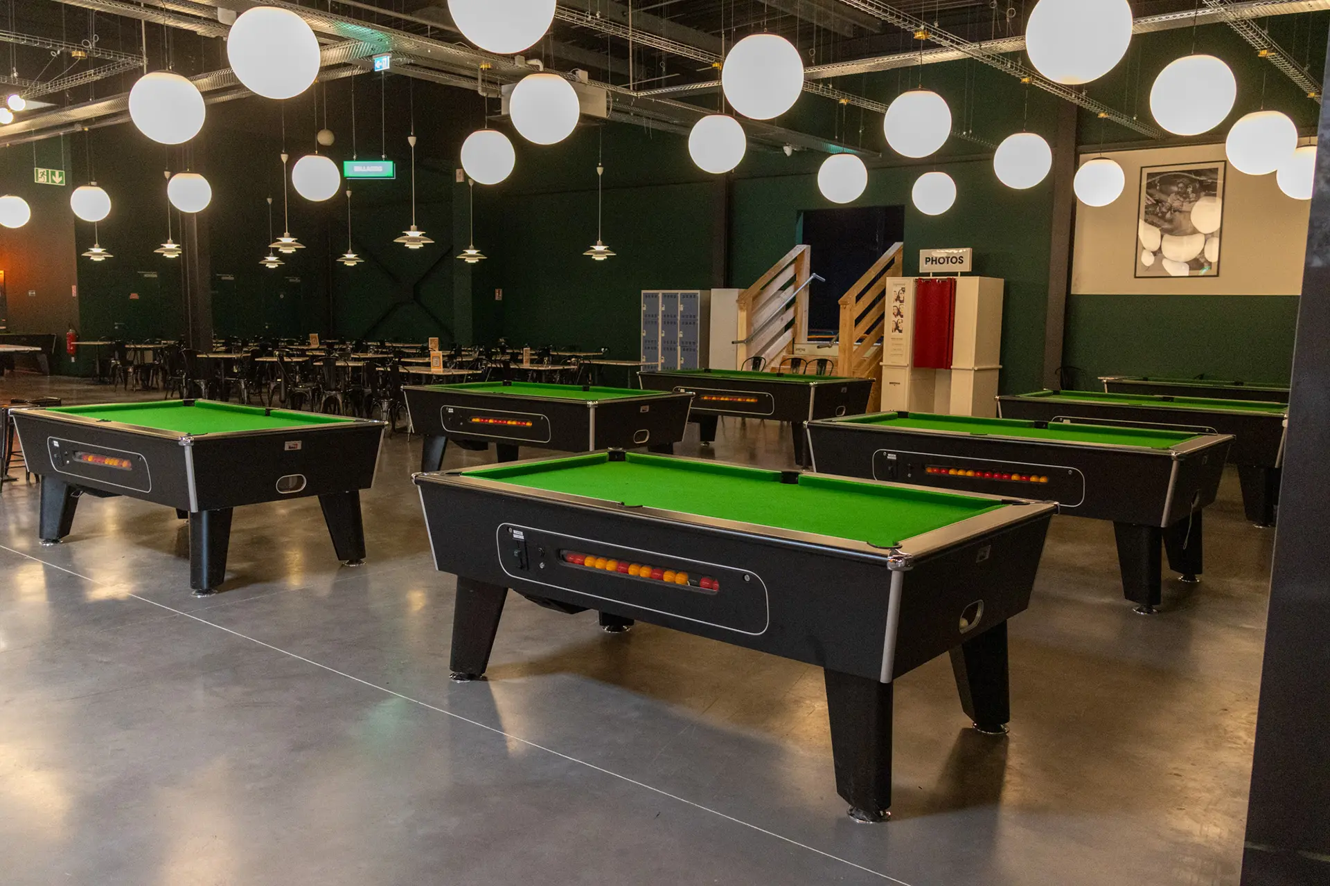Tables de billard du Vertigo Park Châtellerault