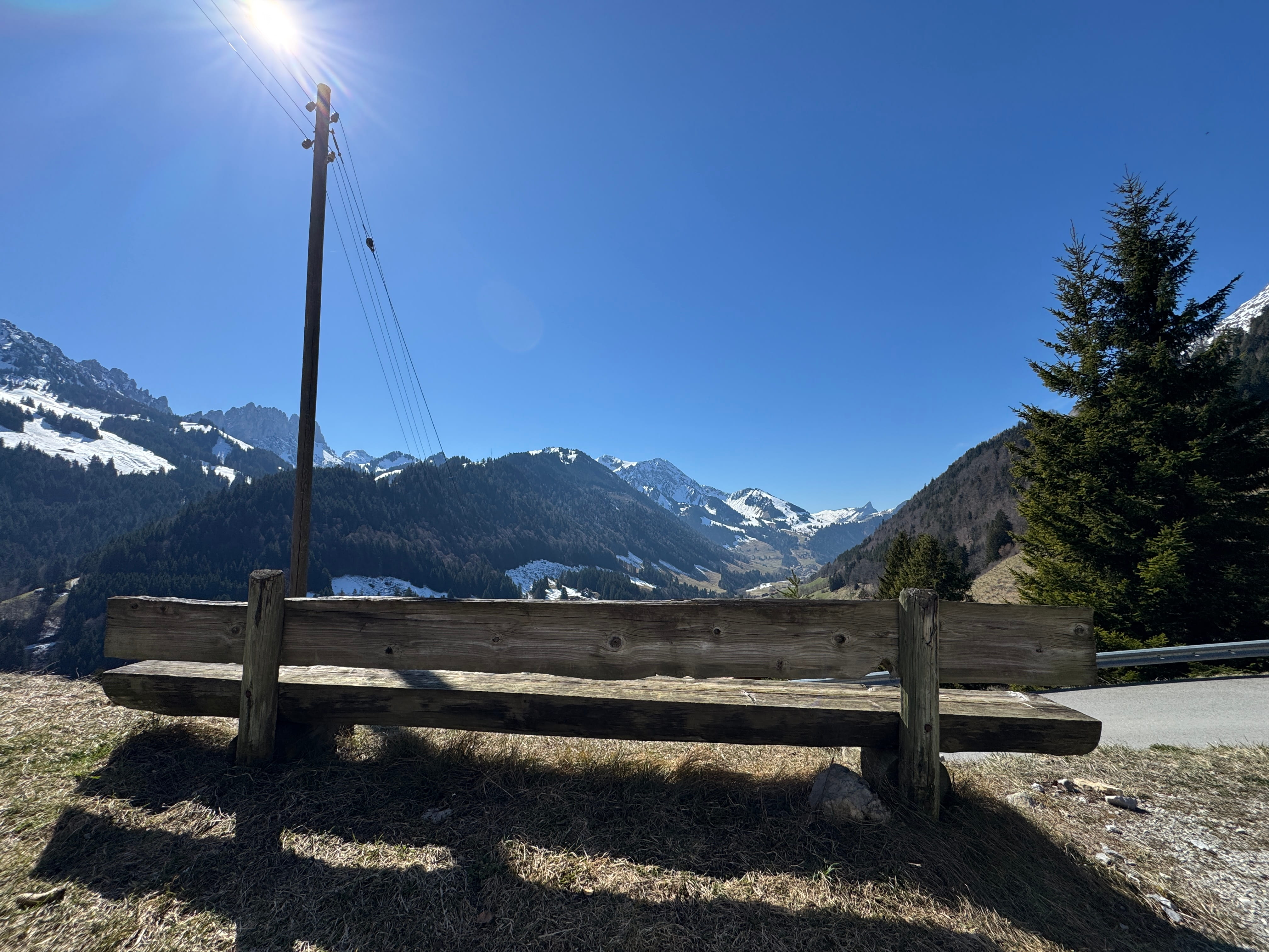 Vue aerienne des montagnes