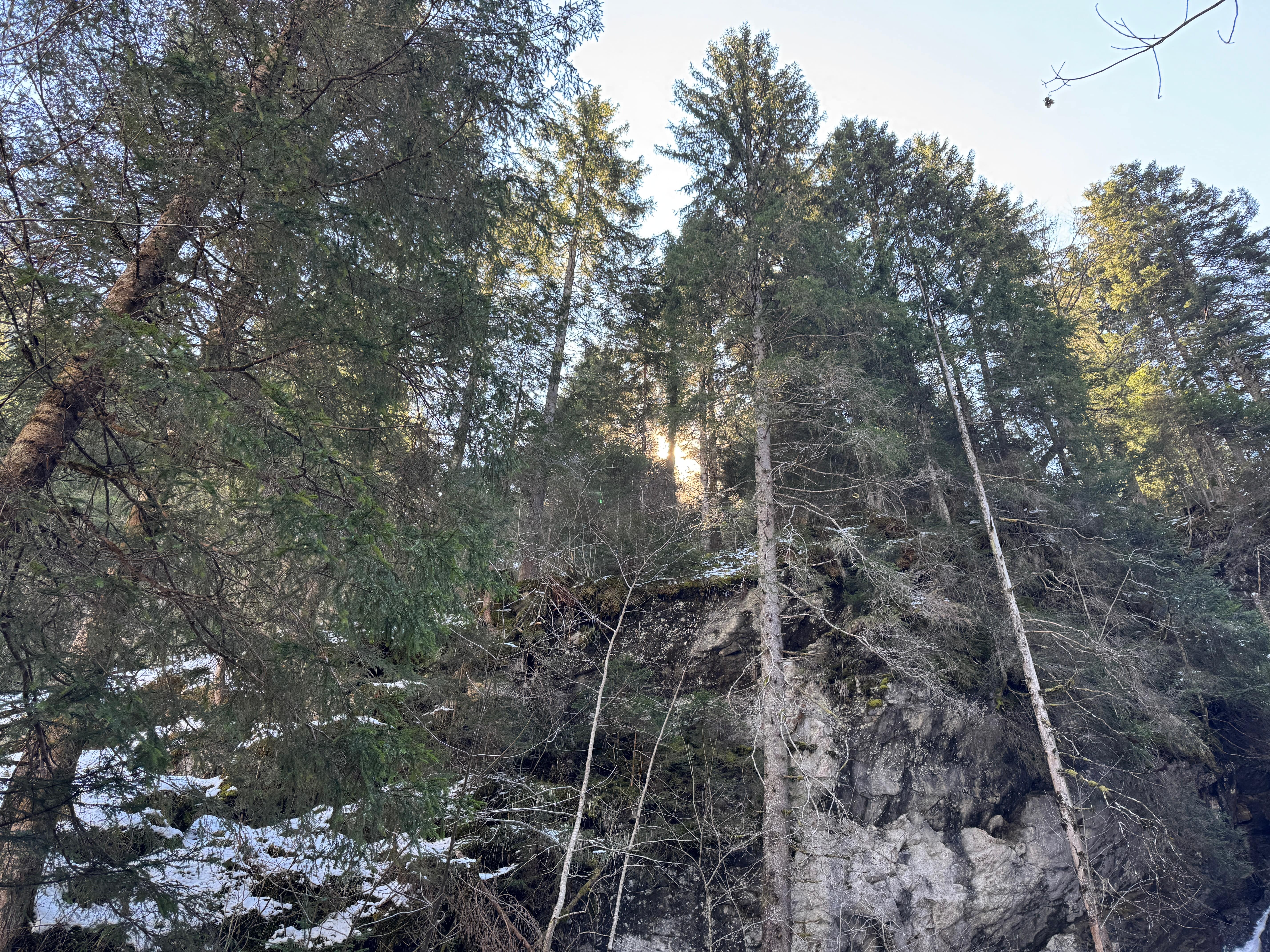 Vue aerienne des montagnes