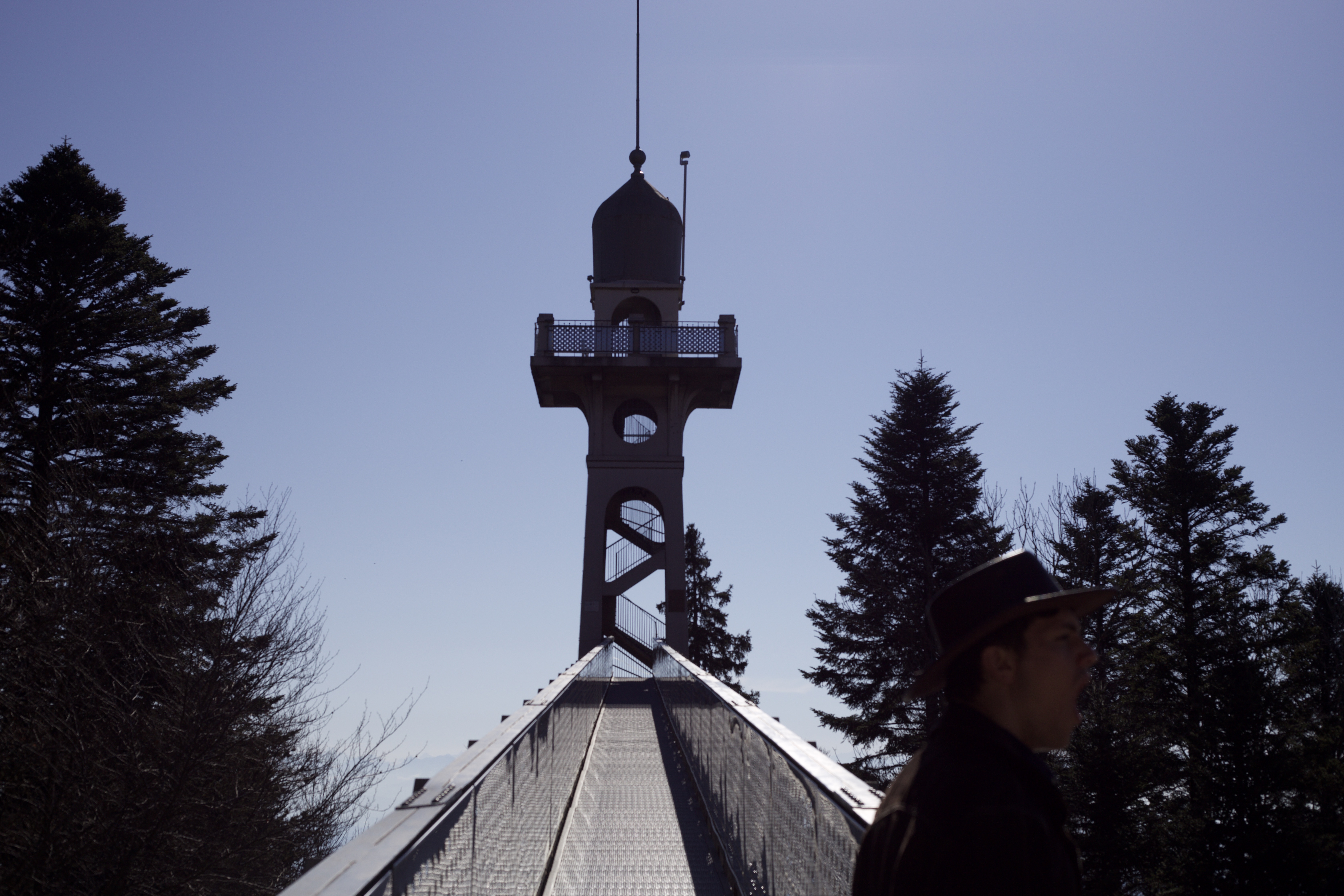 Vue aerienne des montagnes