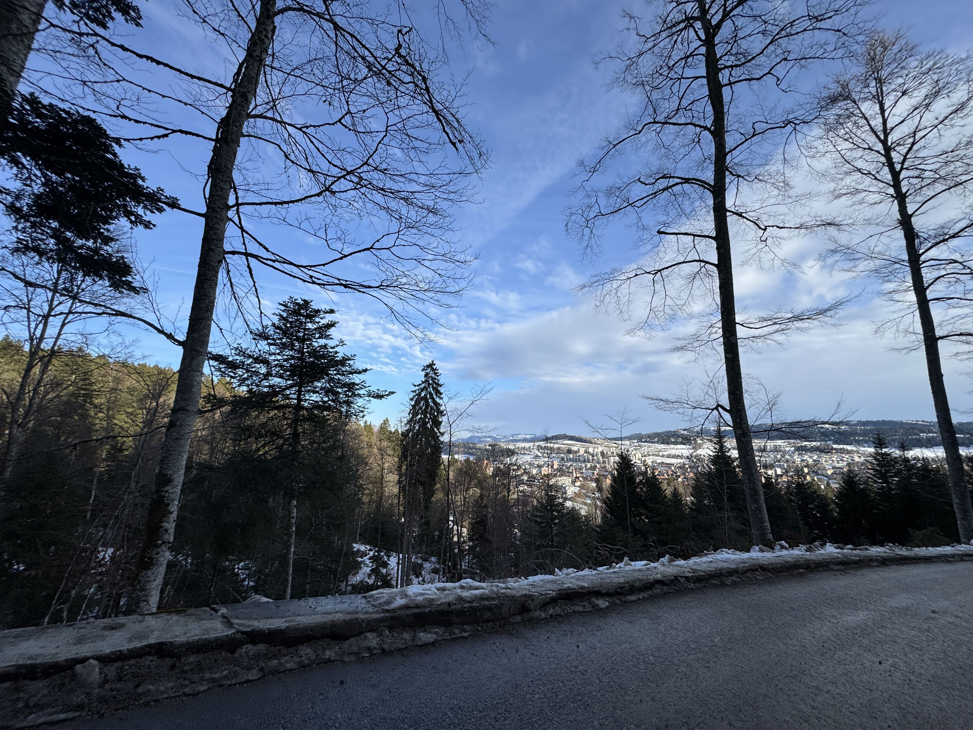Vue aerienne des montagnes