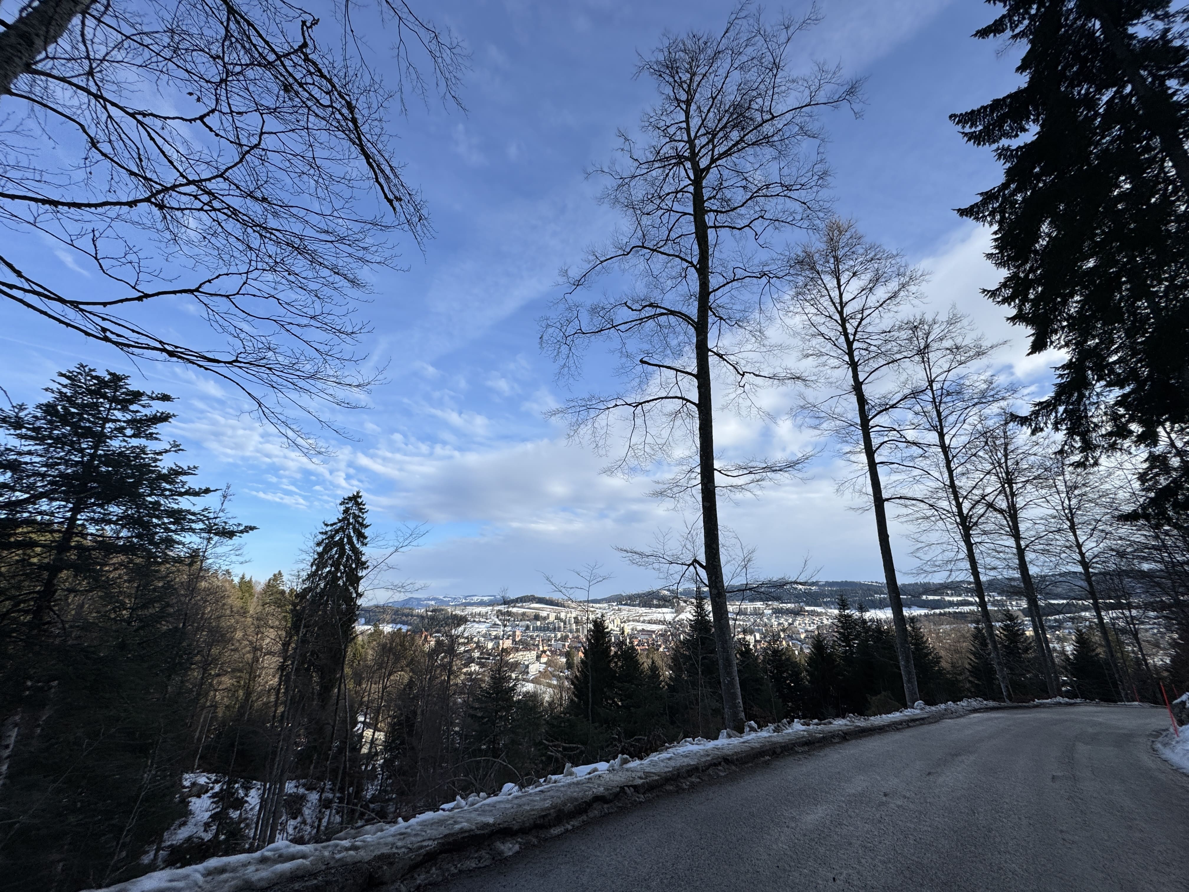 Vue aerienne des montagnes