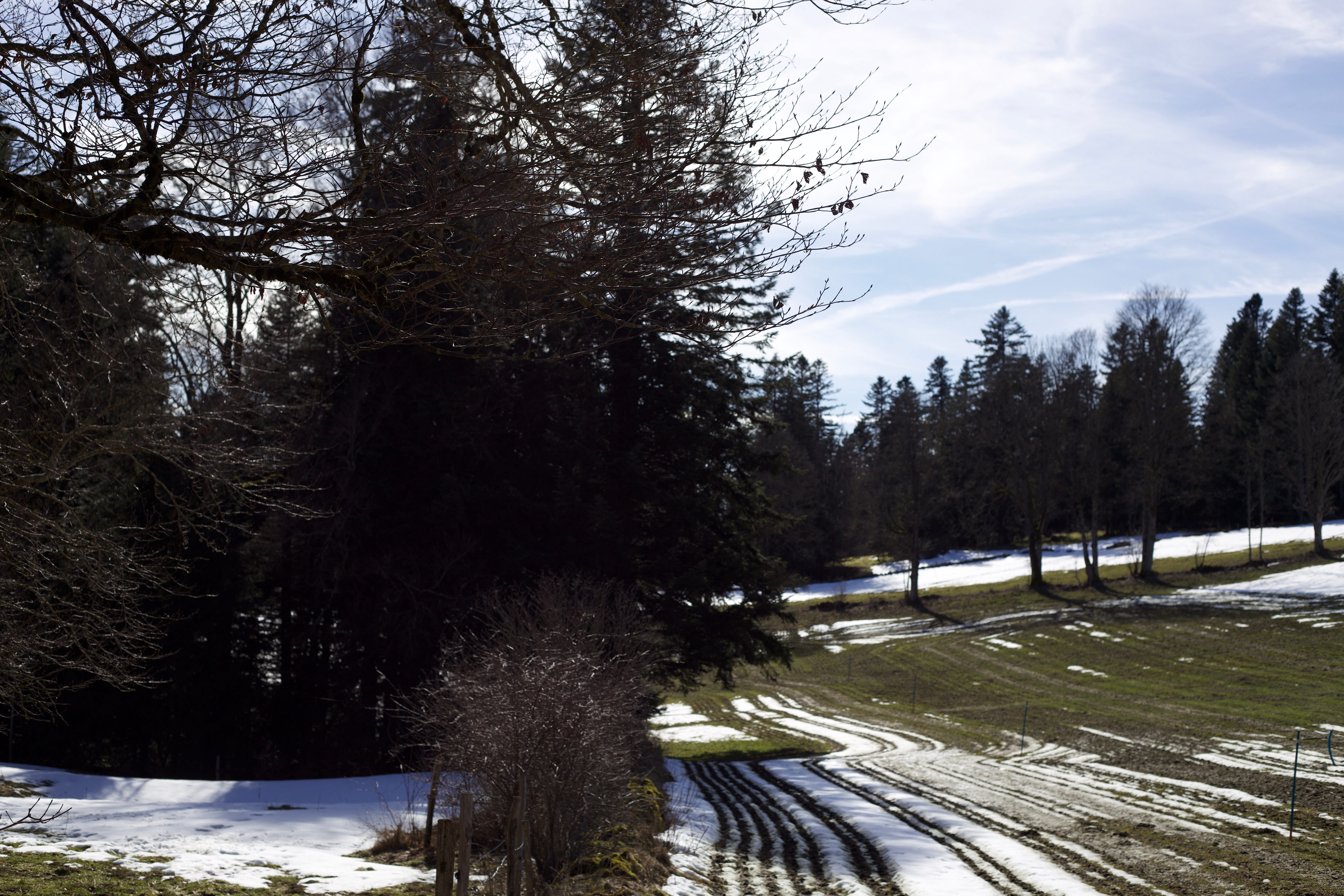 Vue aerienne des montagnes