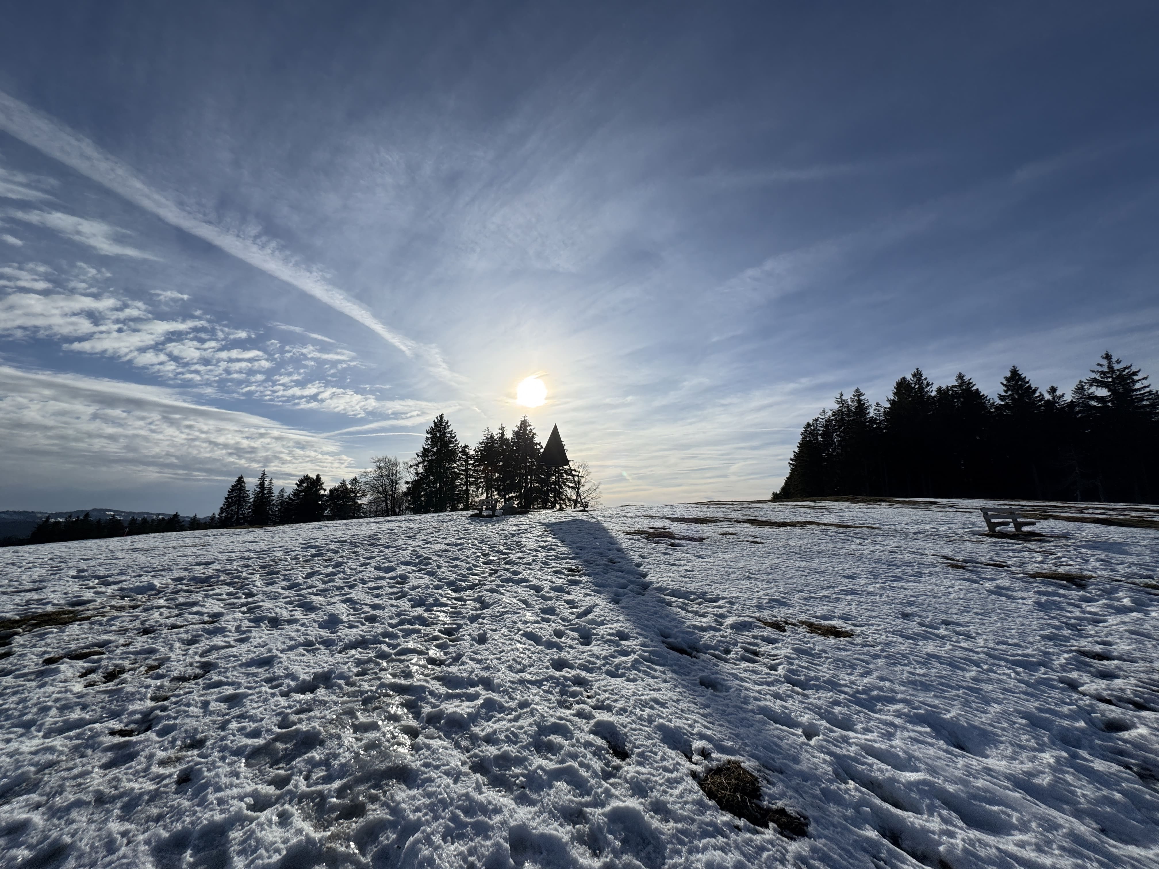 Vue aerienne des montagnes