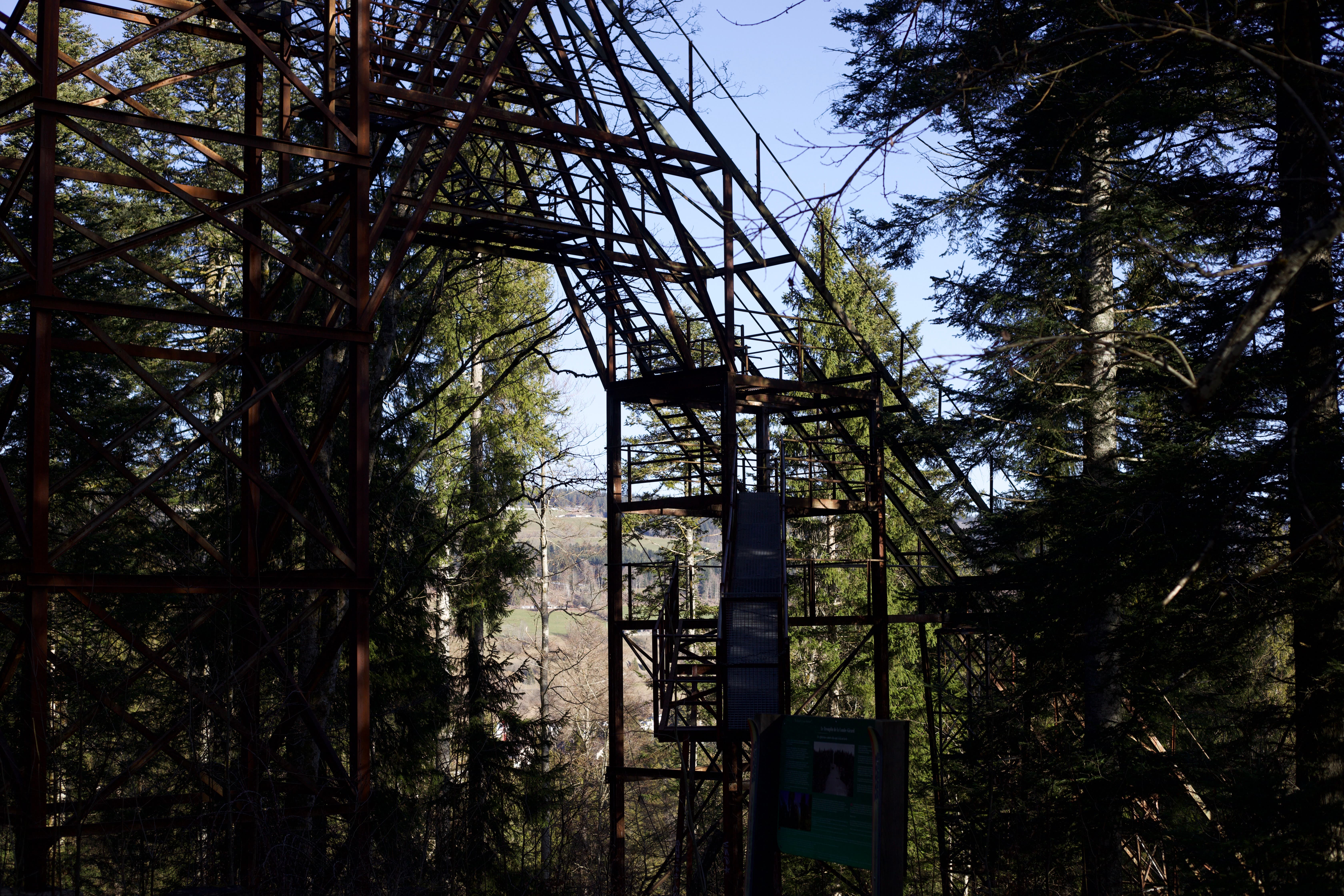 Vue aerienne des montagnes