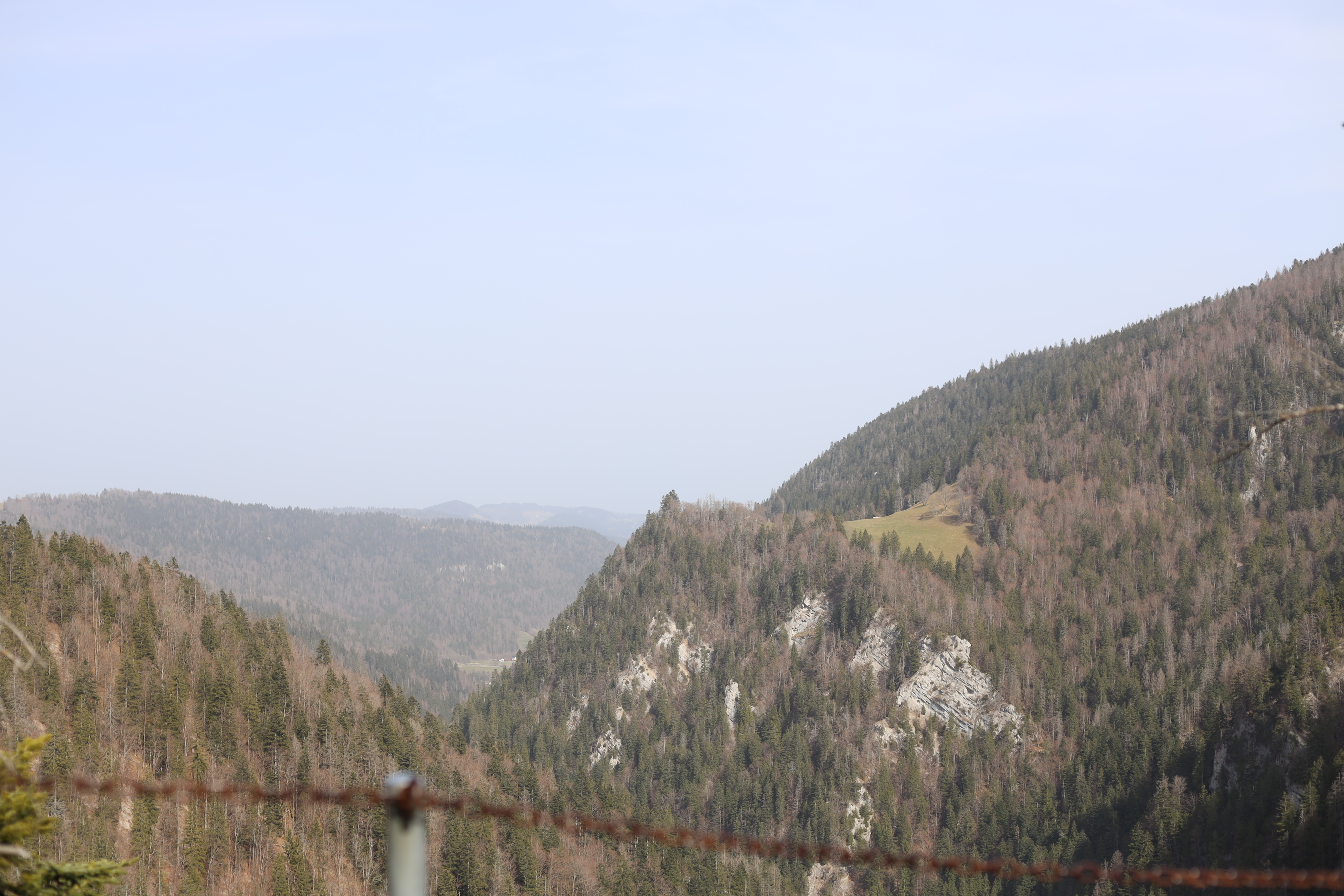 Vue aerienne des montagnes