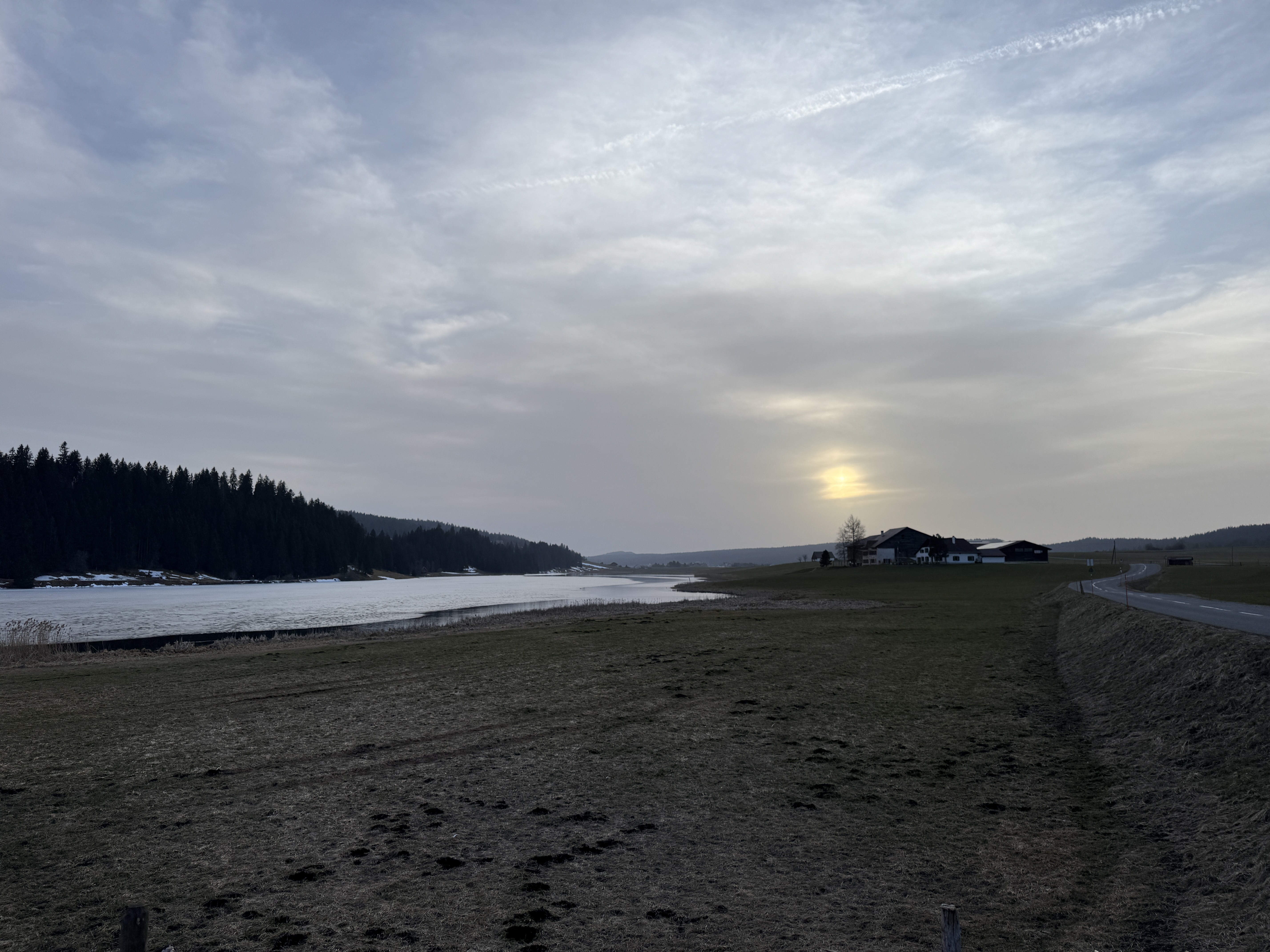 Vue aerienne des montagnes