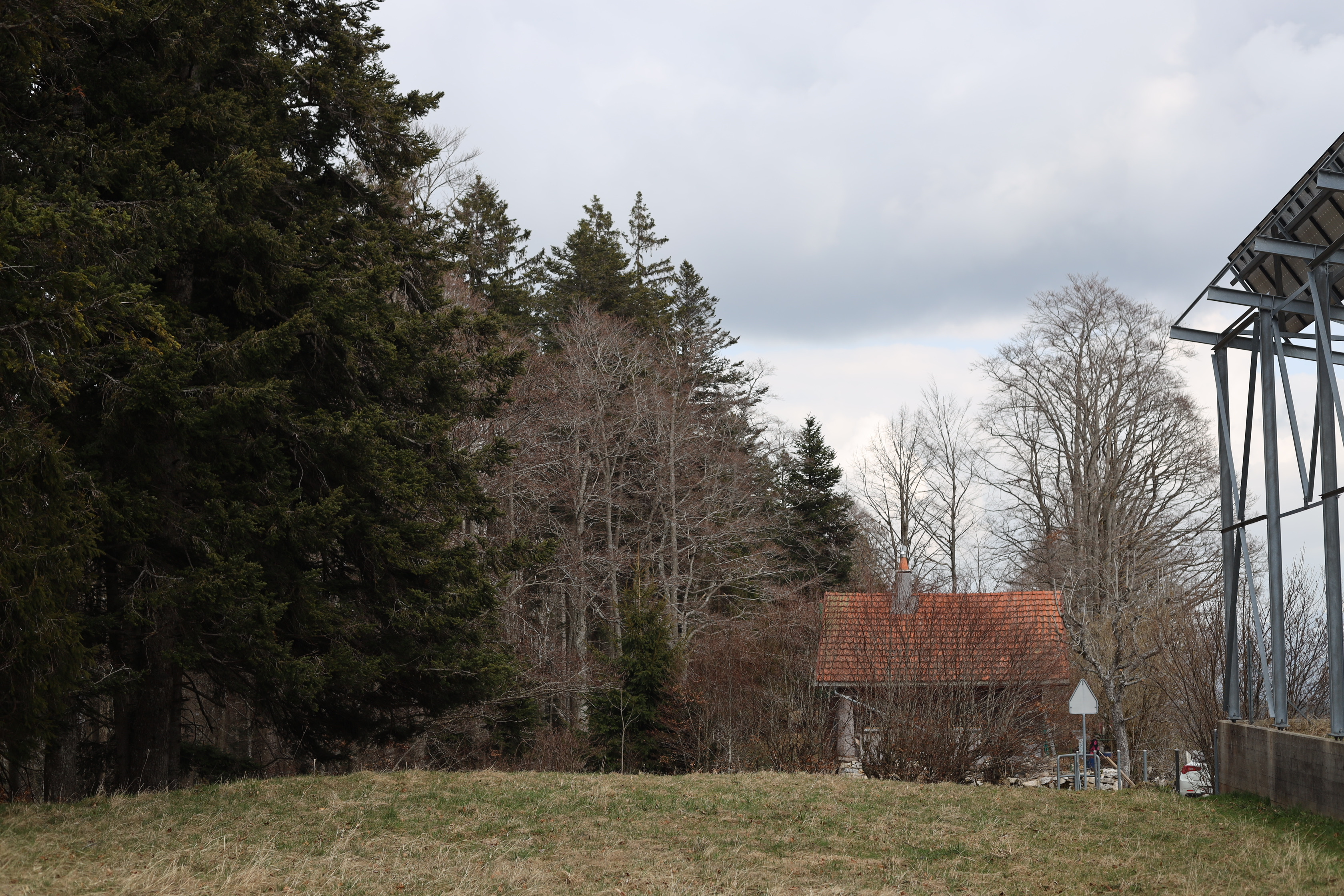 Vue aerienne des montagnes