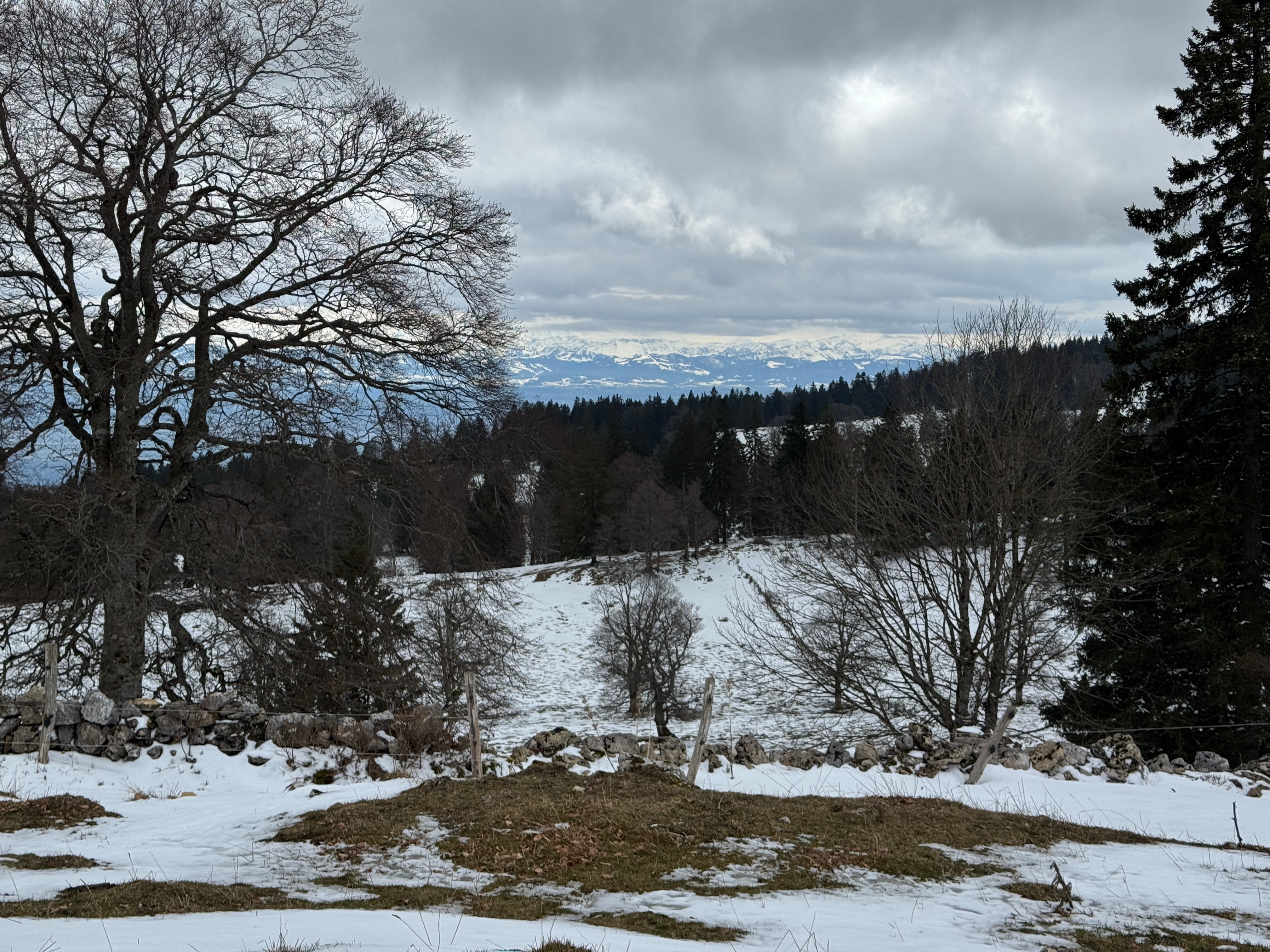Vue aerienne des montagnes