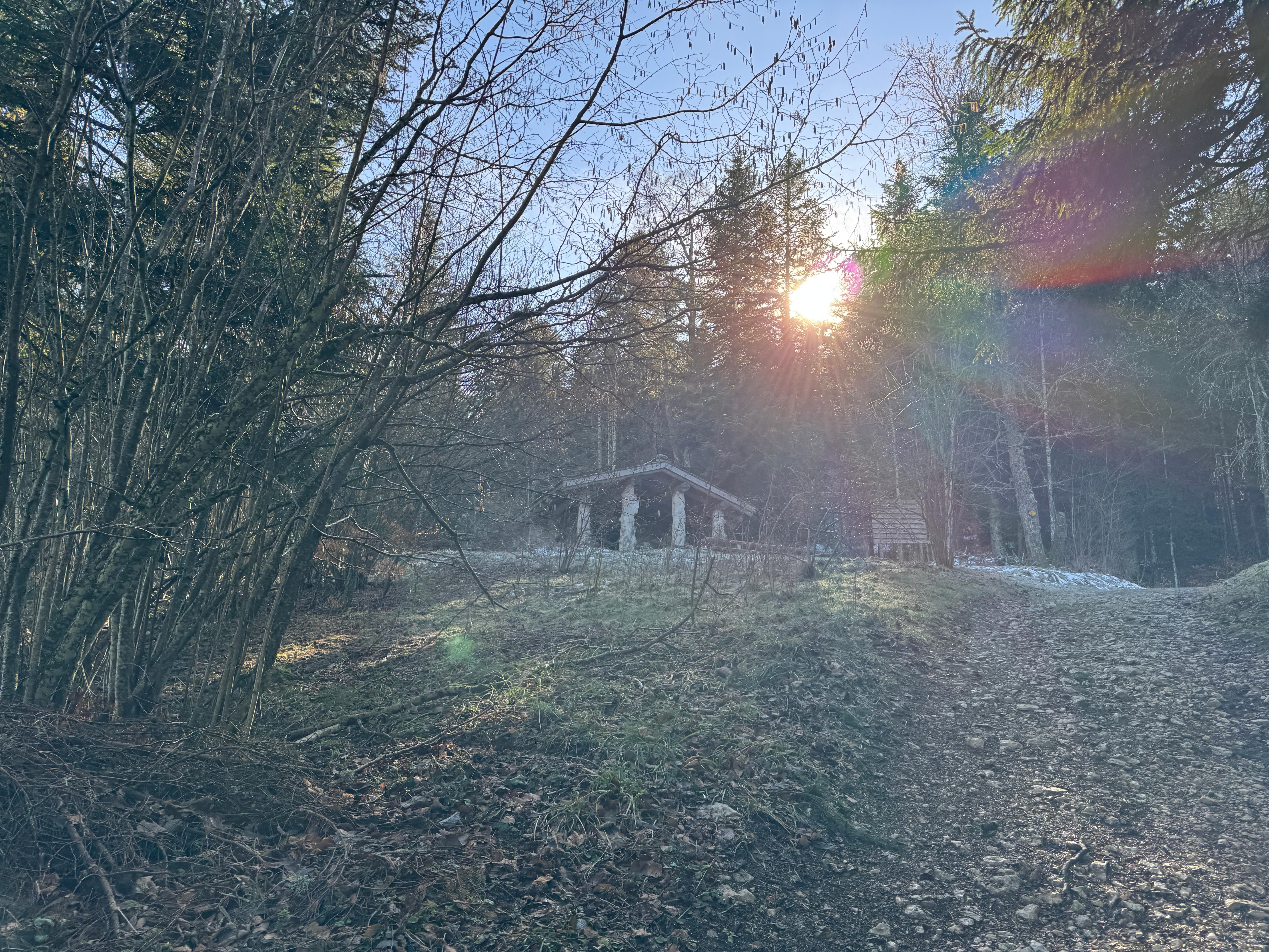 Vue aerienne des montagnes