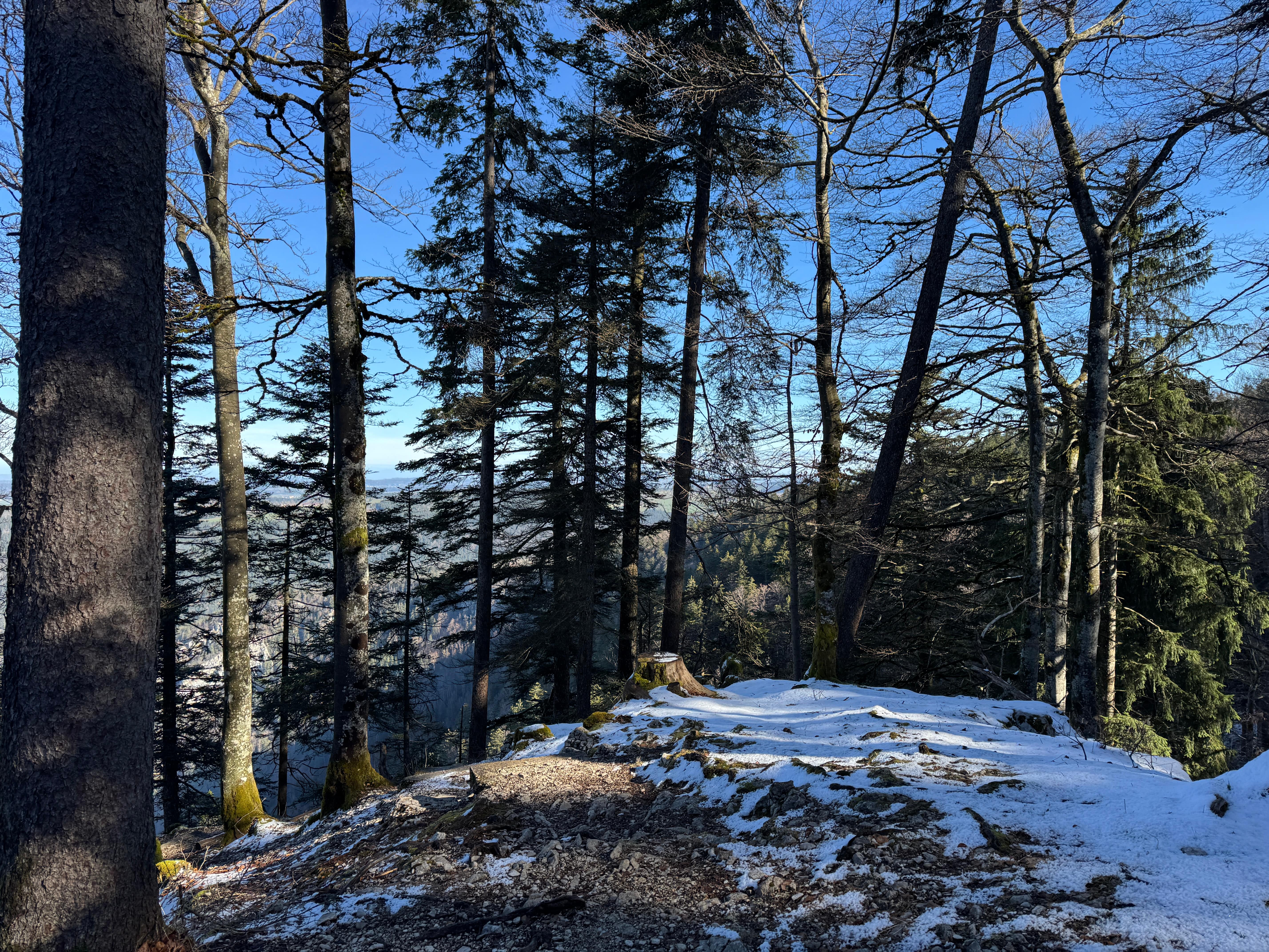 Vue aerienne des montagnes