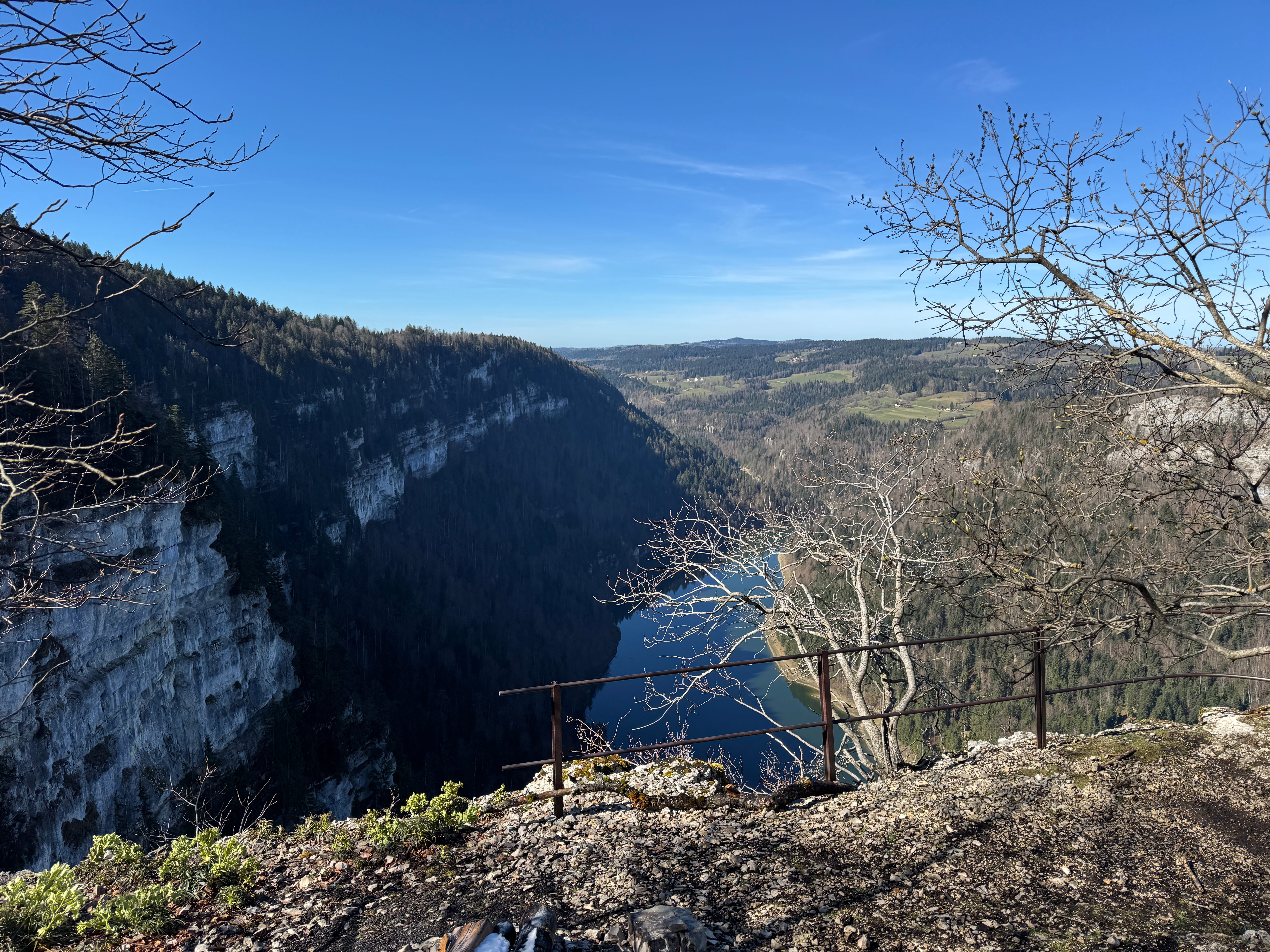 Vue aerienne des montagnes