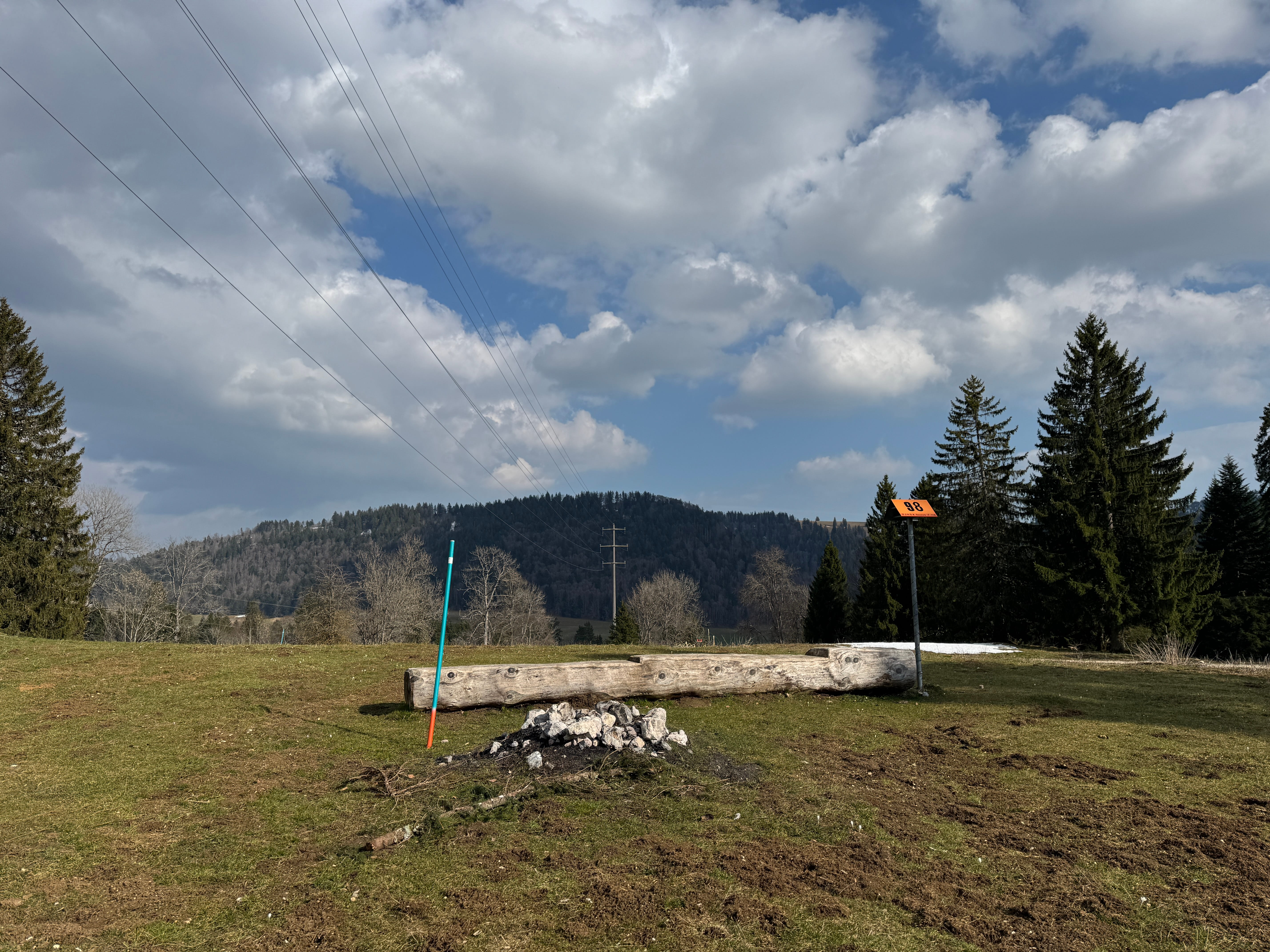 Vue aerienne des montagnes