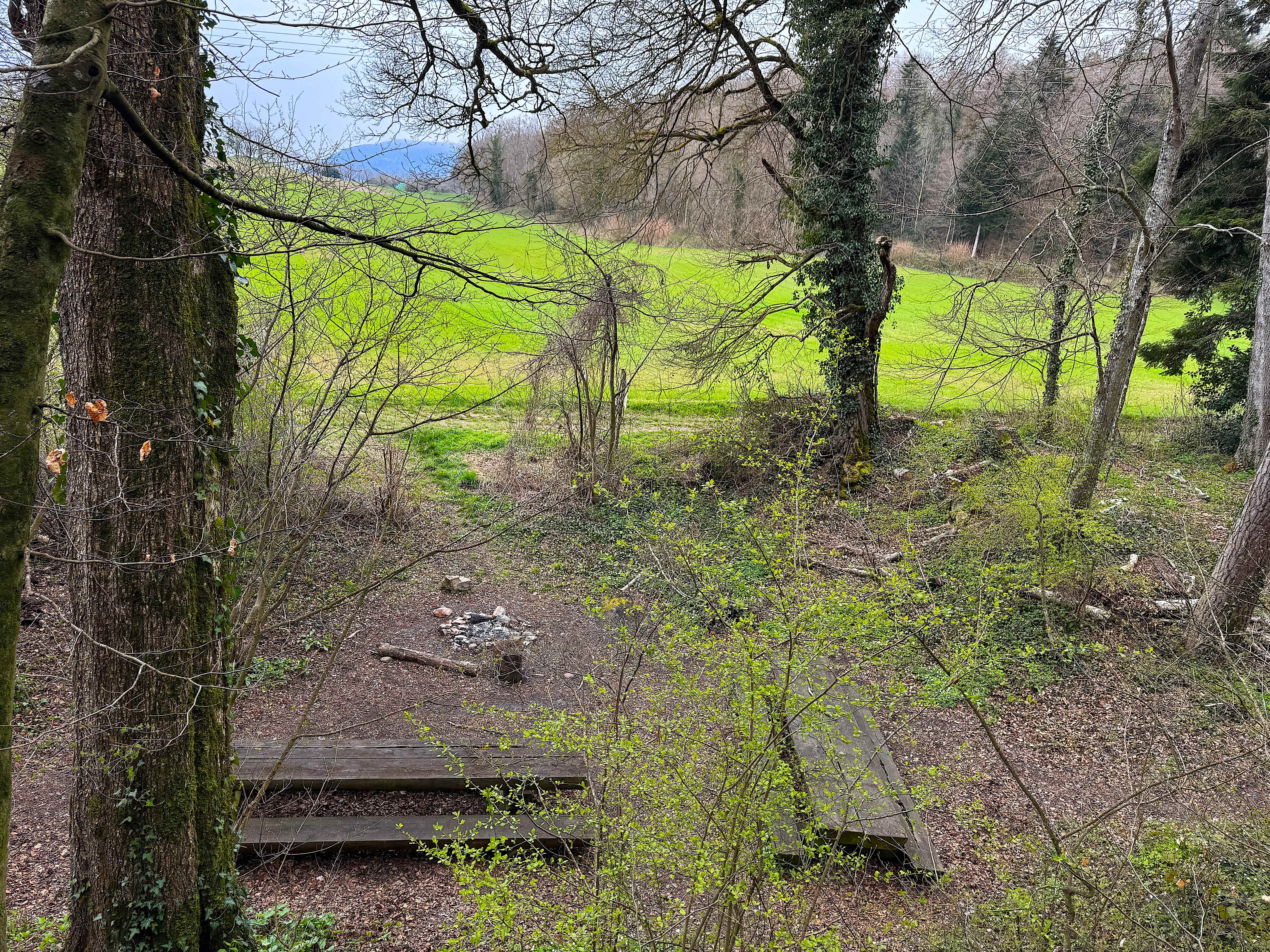 Vue aerienne des montagnes