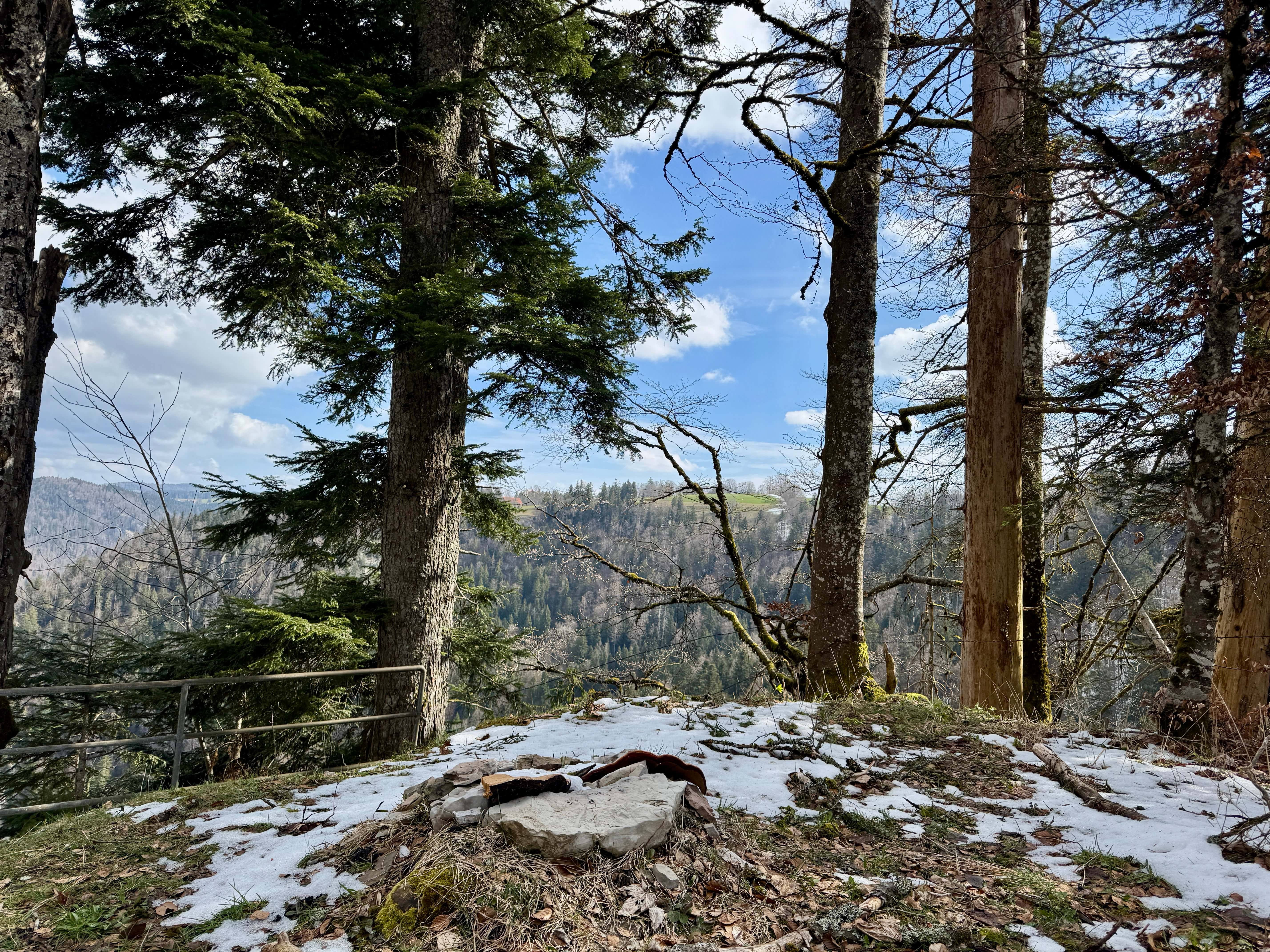 Vue aerienne des montagnes