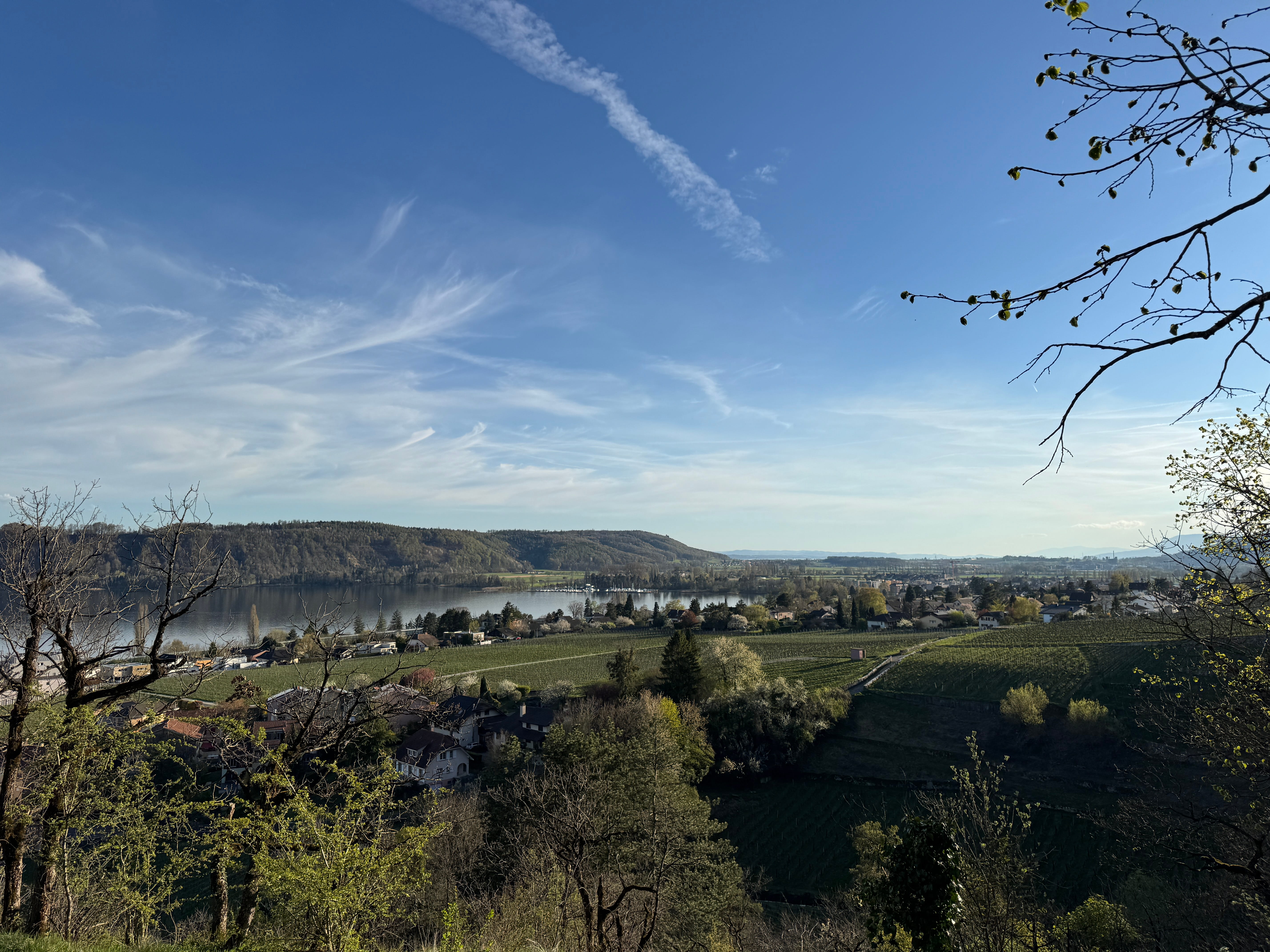 Vue aerienne des montagnes