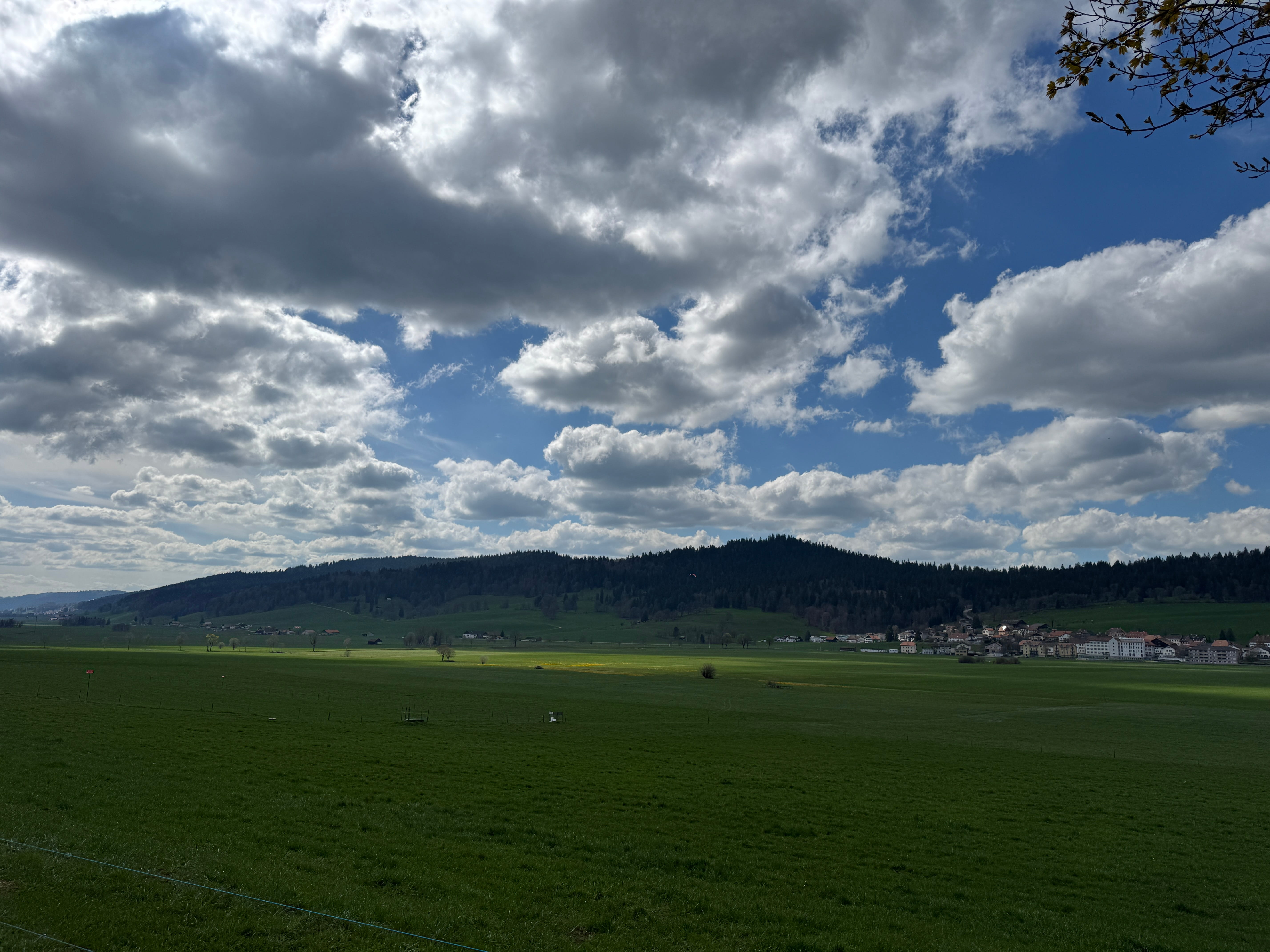 Vue aerienne des montagnes