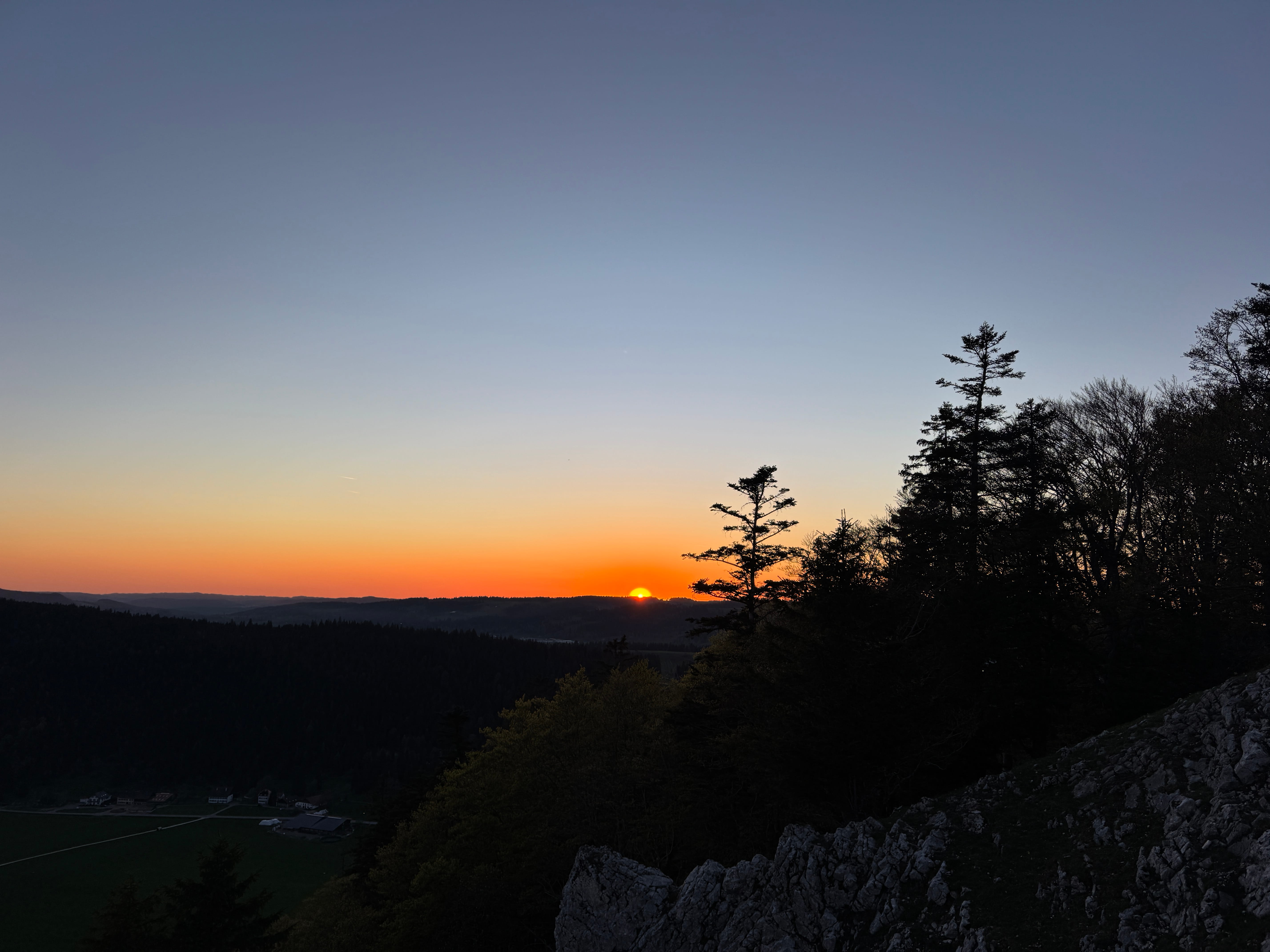 Vue aerienne des montagnes