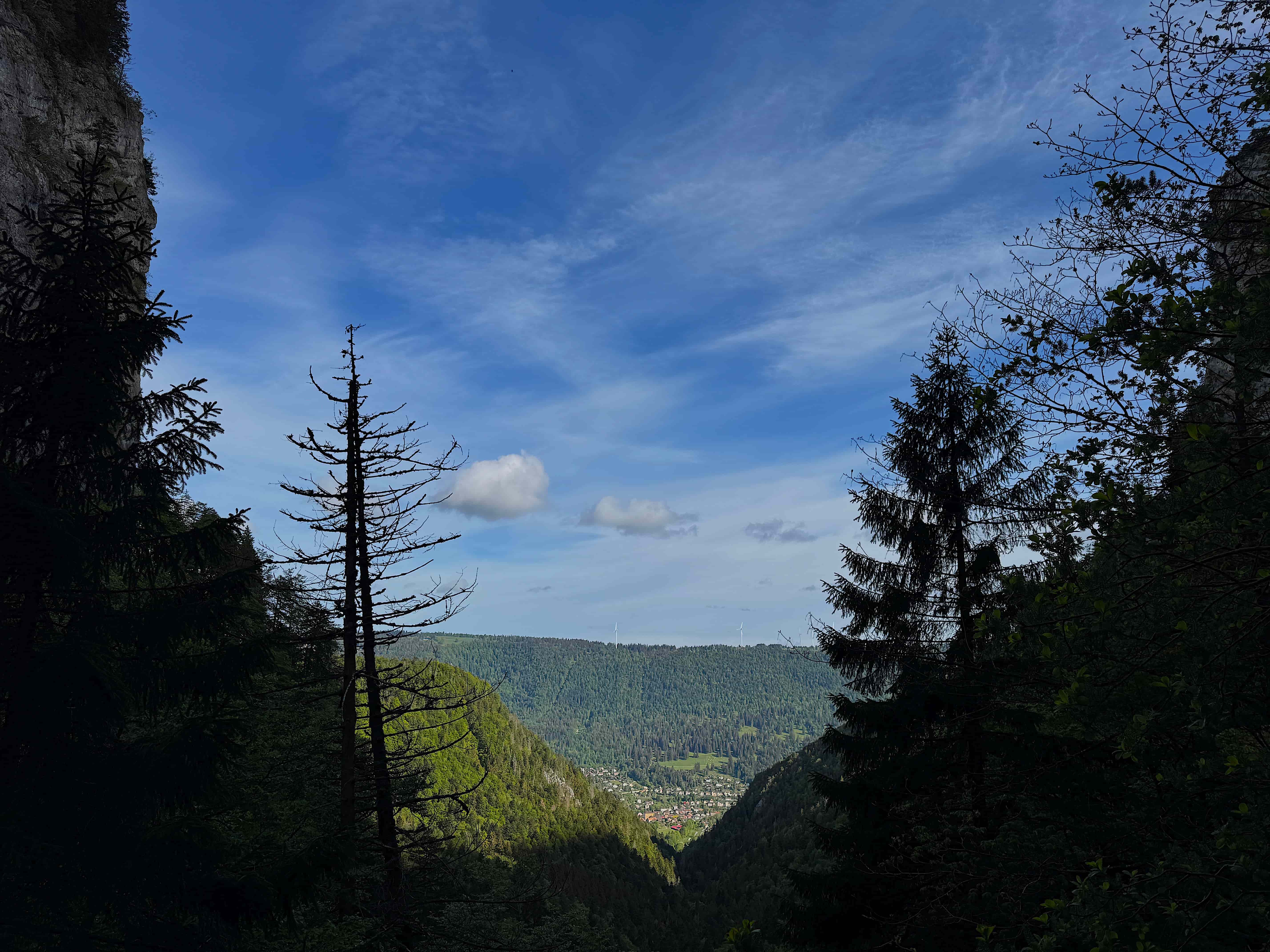 Vue aerienne des montagnes