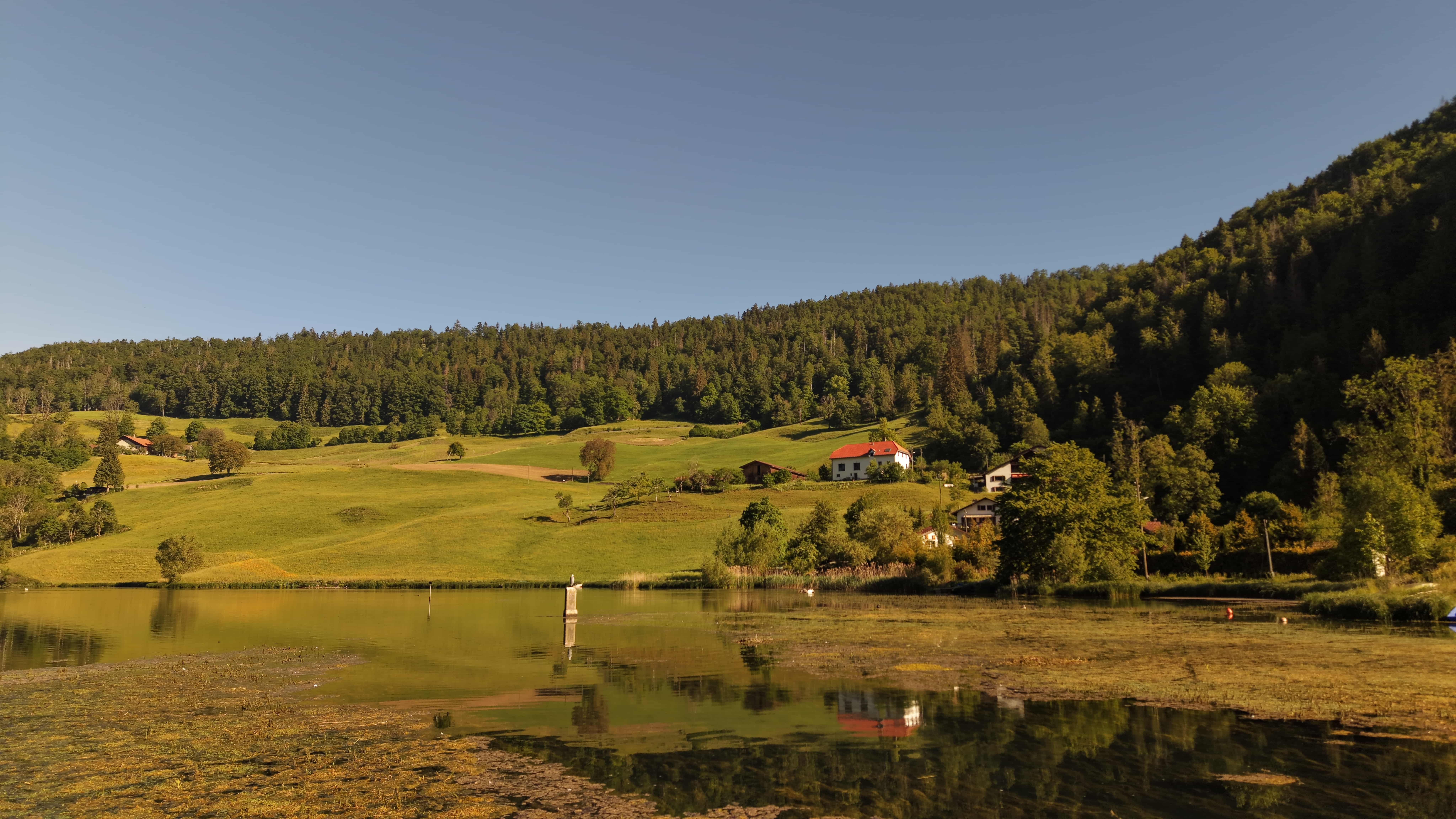 Vue aerienne des montagnes